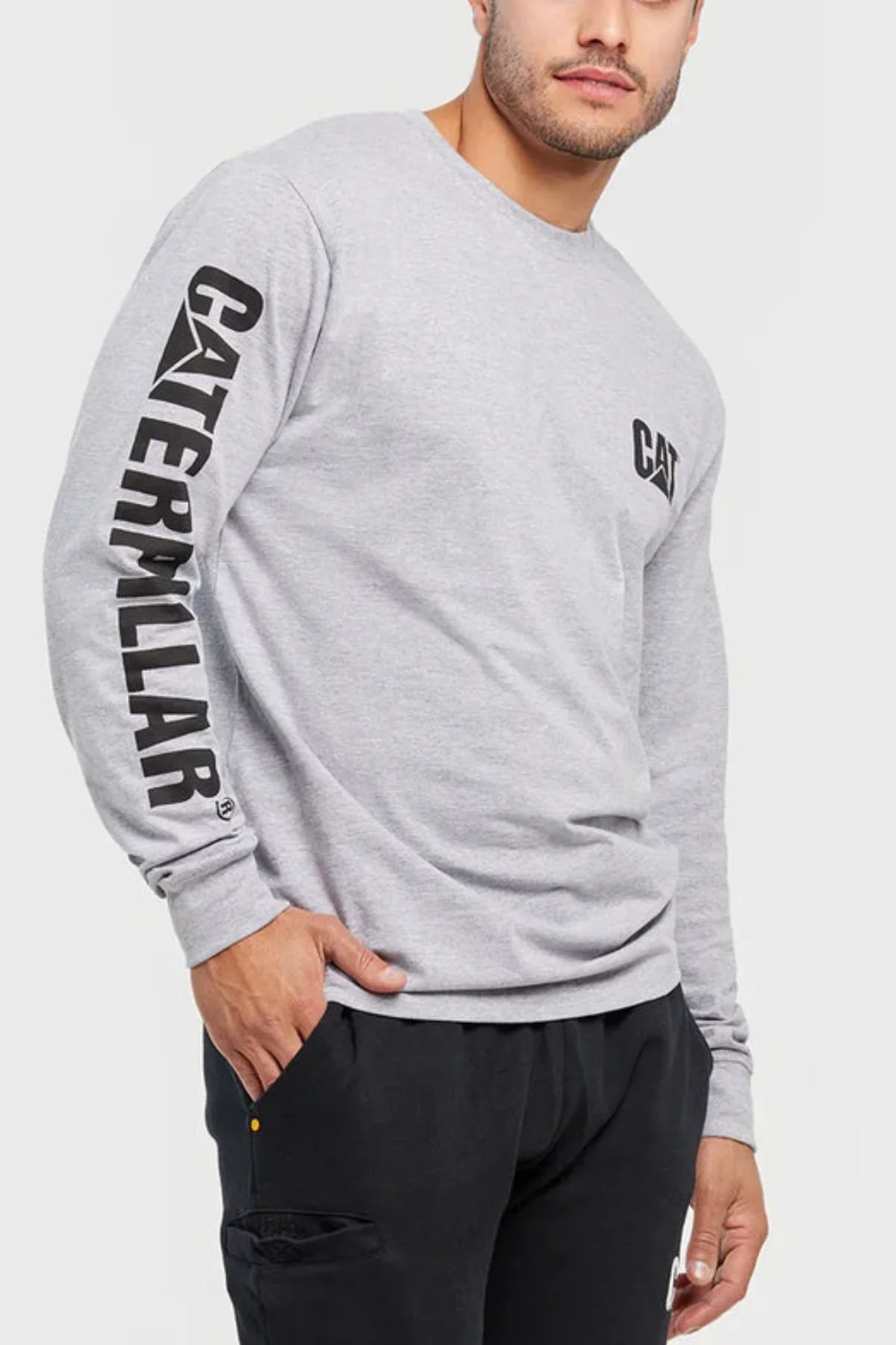 CAT Trademark Banner Long Sleeve Tee