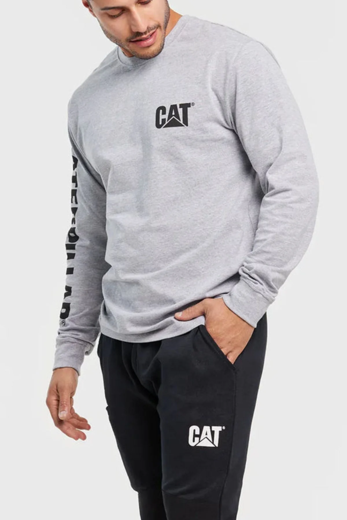 CAT Trademark Banner Long Sleeve Tee - Image 3