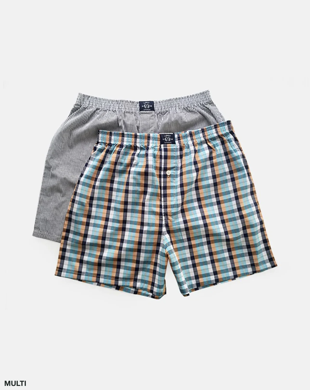Coast Clothing Woven Check Boxers 2 Pack - Image 4