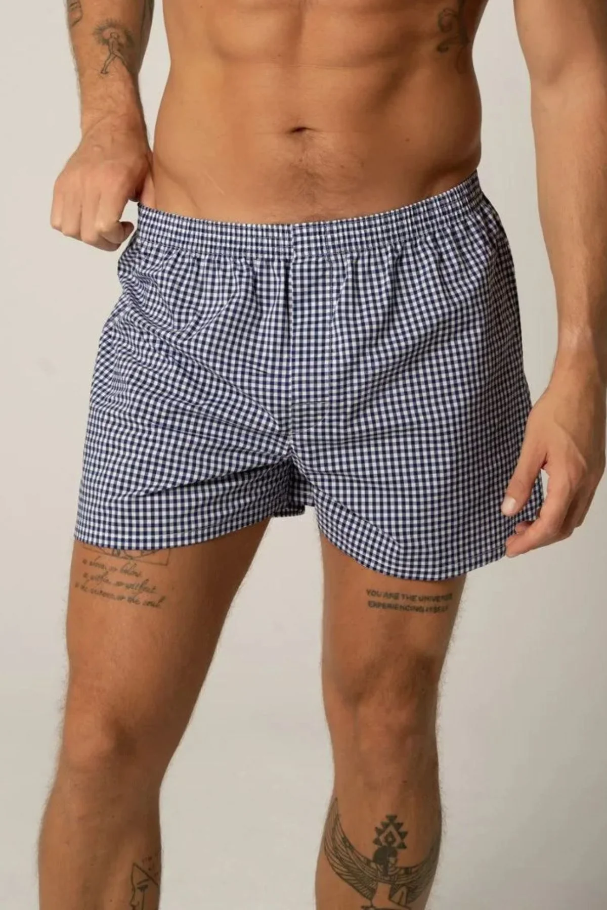 Contare Cotton 2 Pack Check Boxer Short - Image 2