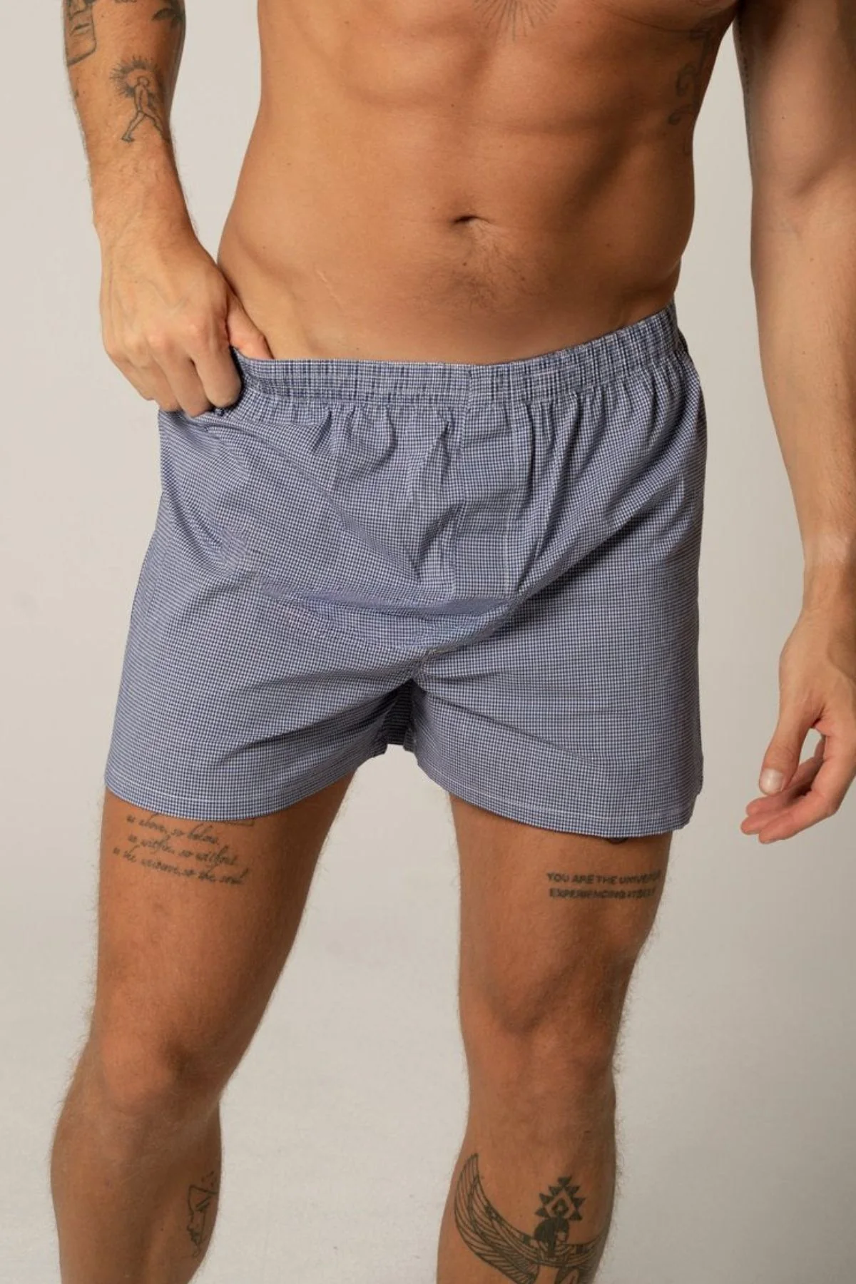 Contare Cotton 2 Pack Check Boxer Short - Image 3