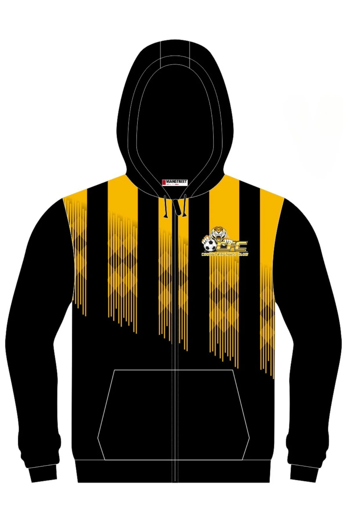 Cooma Football Club Full Zip Polar Fleece Lined Hoodie
