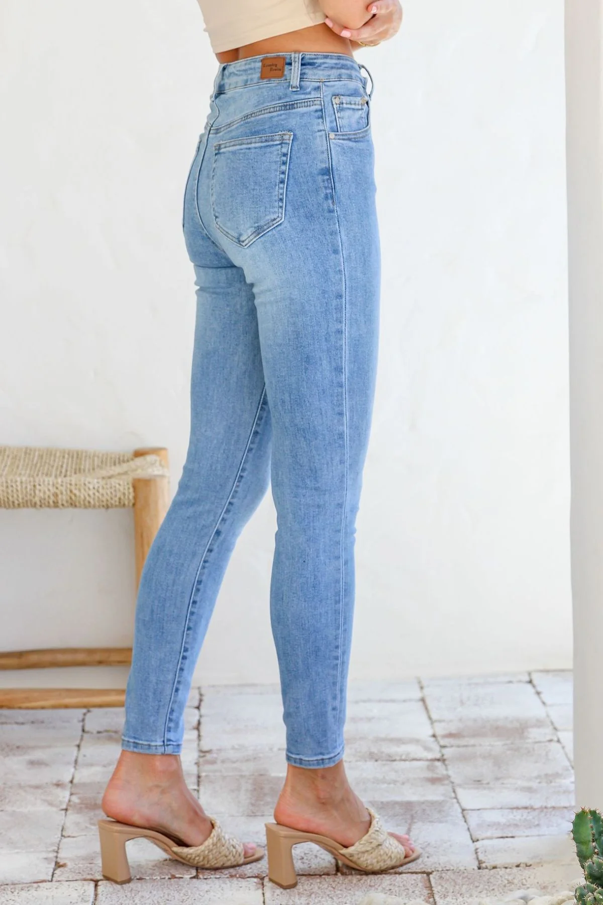 Country Denim Ankle Length Stretchy Jean - Image 3