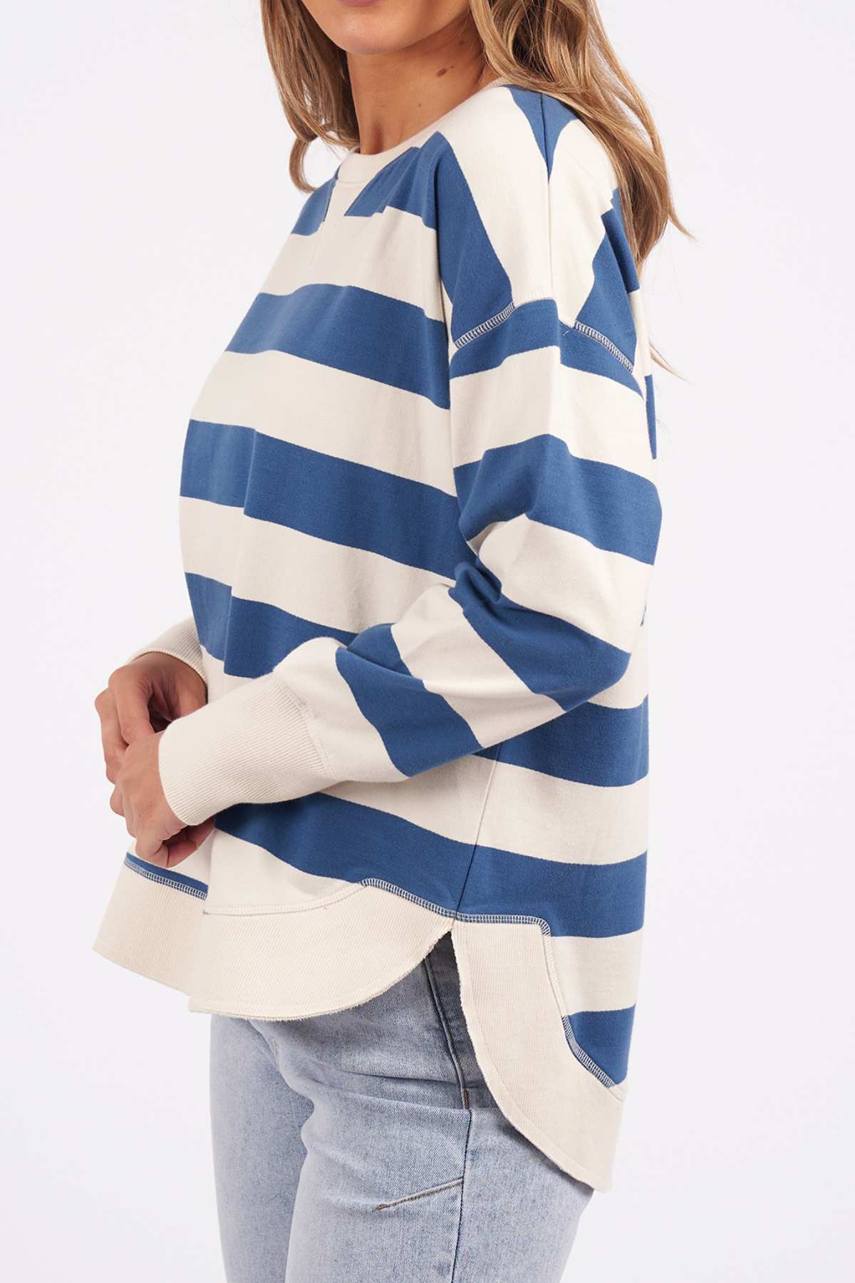 Foxwood Delilah Stripe Crew - Image 3