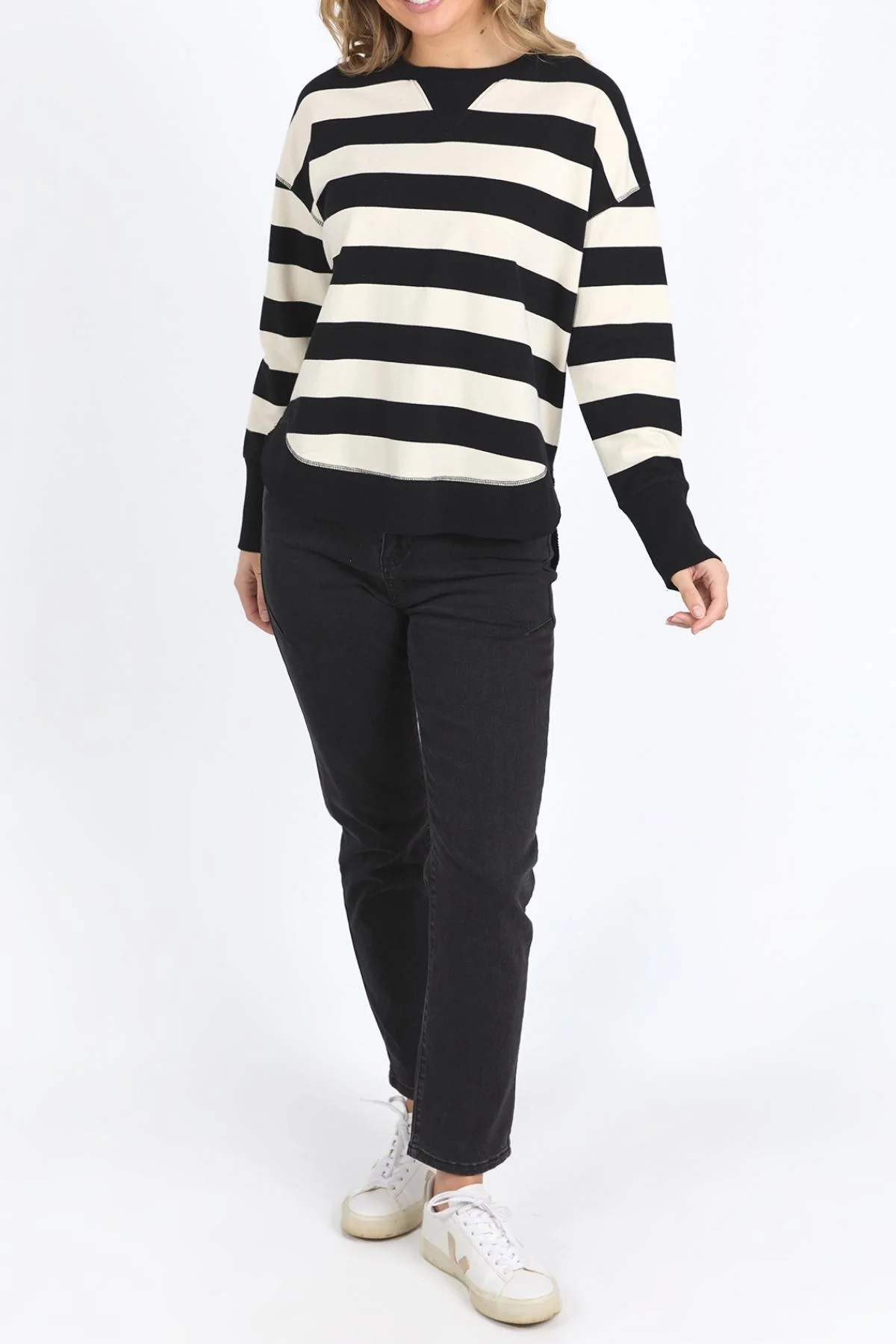 Foxwood Delilah Stripe Crew - Image 3