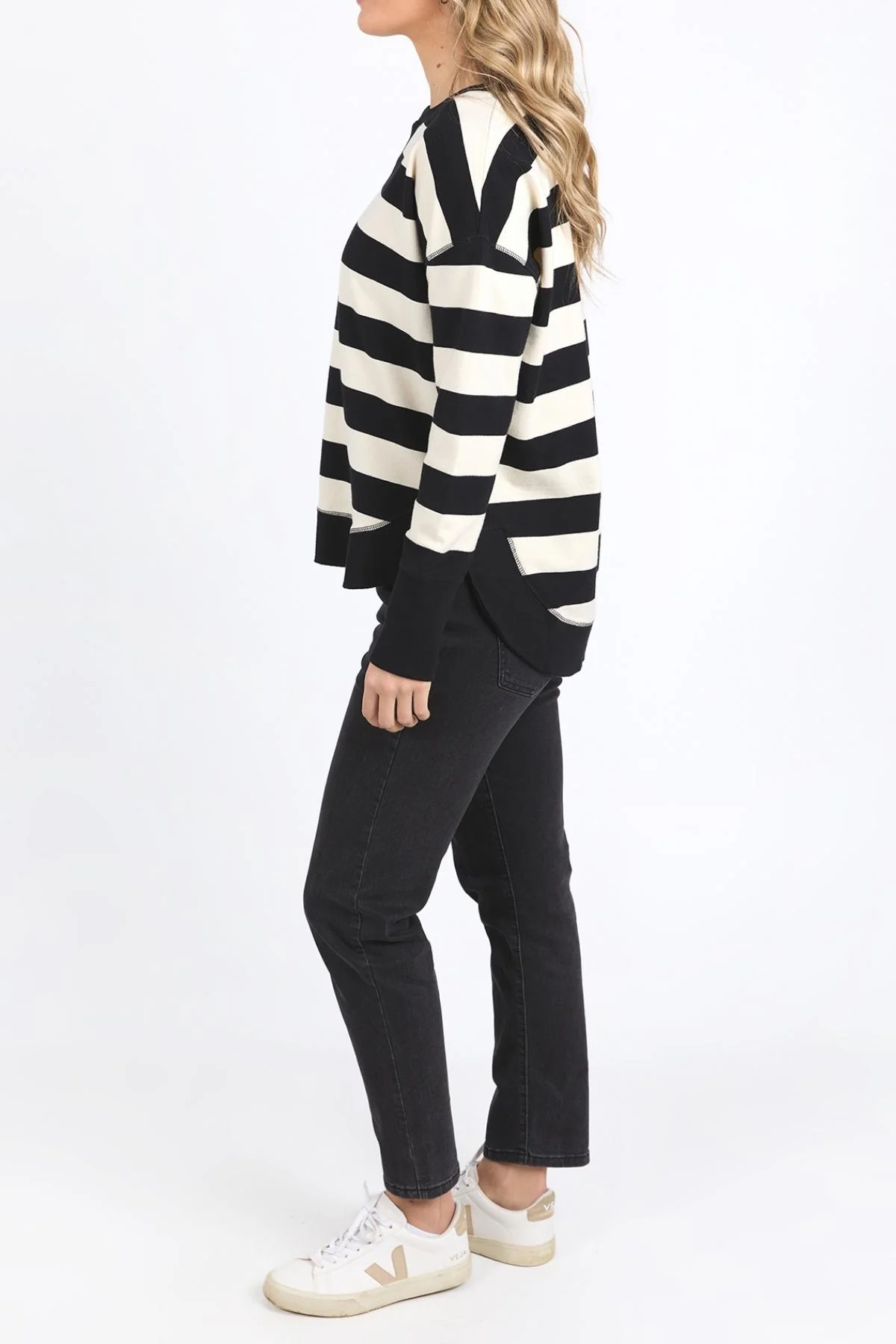 Foxwood Delilah Stripe Crew - Image 4
