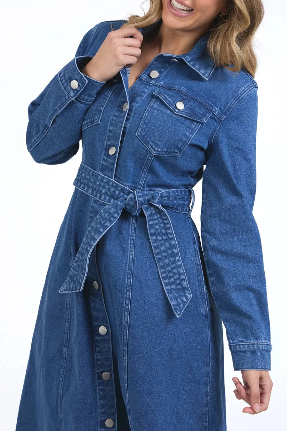 Foxwood Genevieve Denim Dress - Image 3