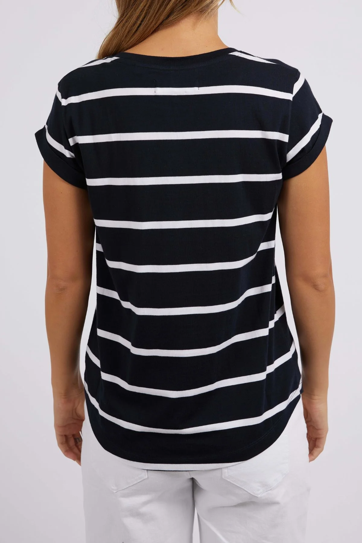 Foxwood Manly Stripe Vee Tee - Image 3