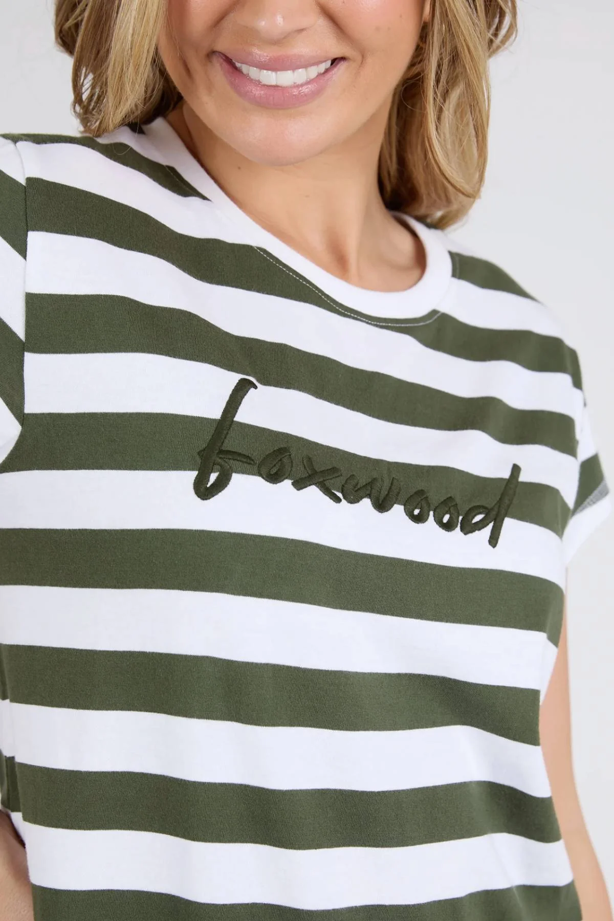 Foxwood Signature Stripe Tee Dress - Image 3