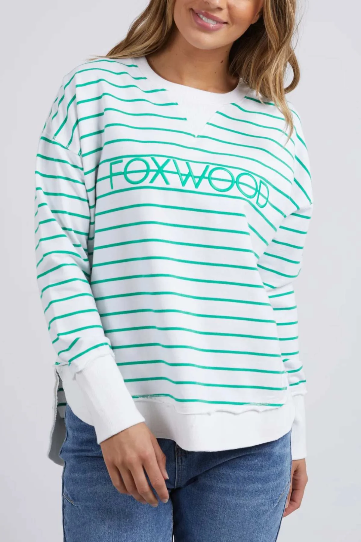 Foxwood Simplified Stripe Crew