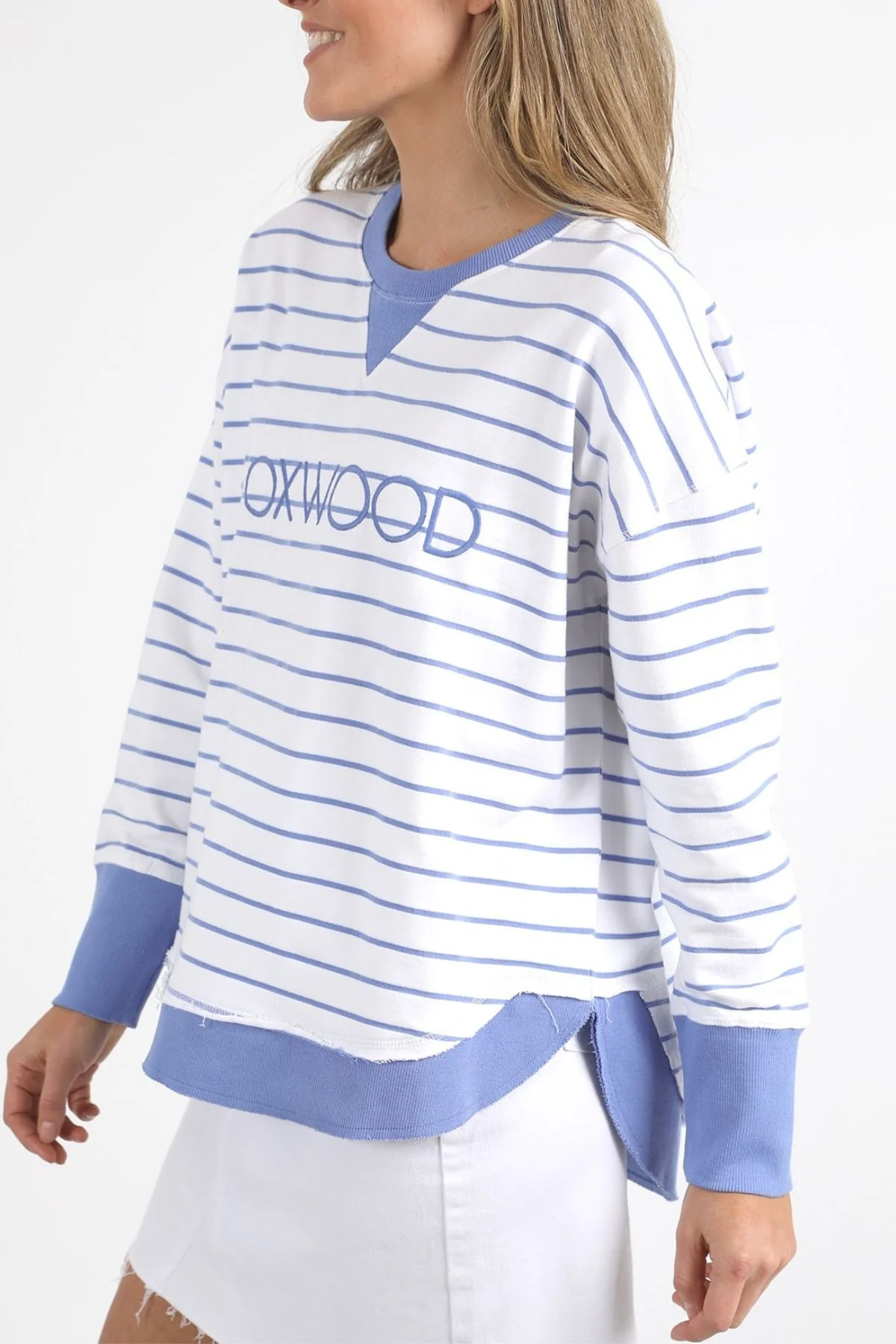 Foxwood Simplified Stripe Crew