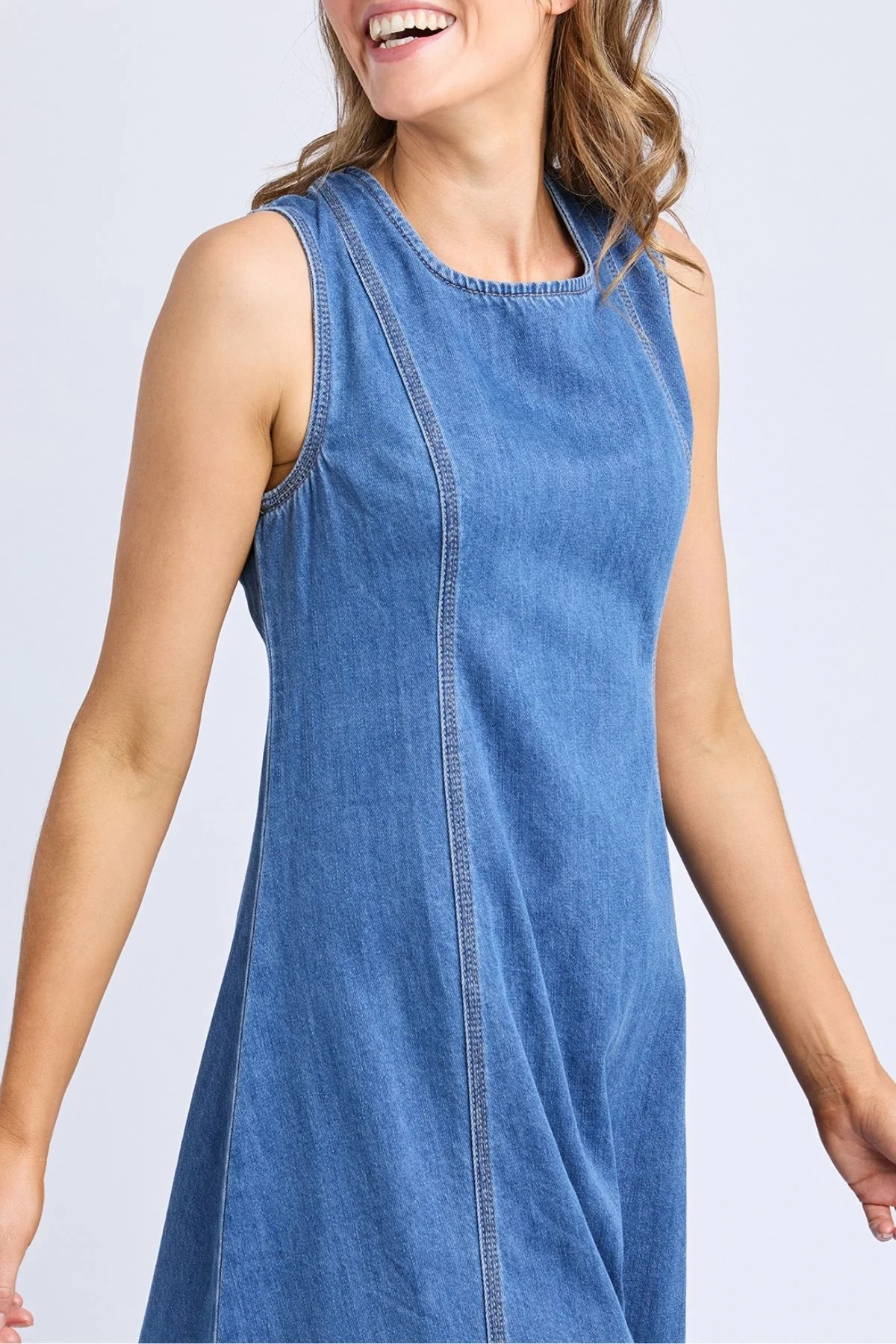 Foxwood Solene Denim Dress - Image 5