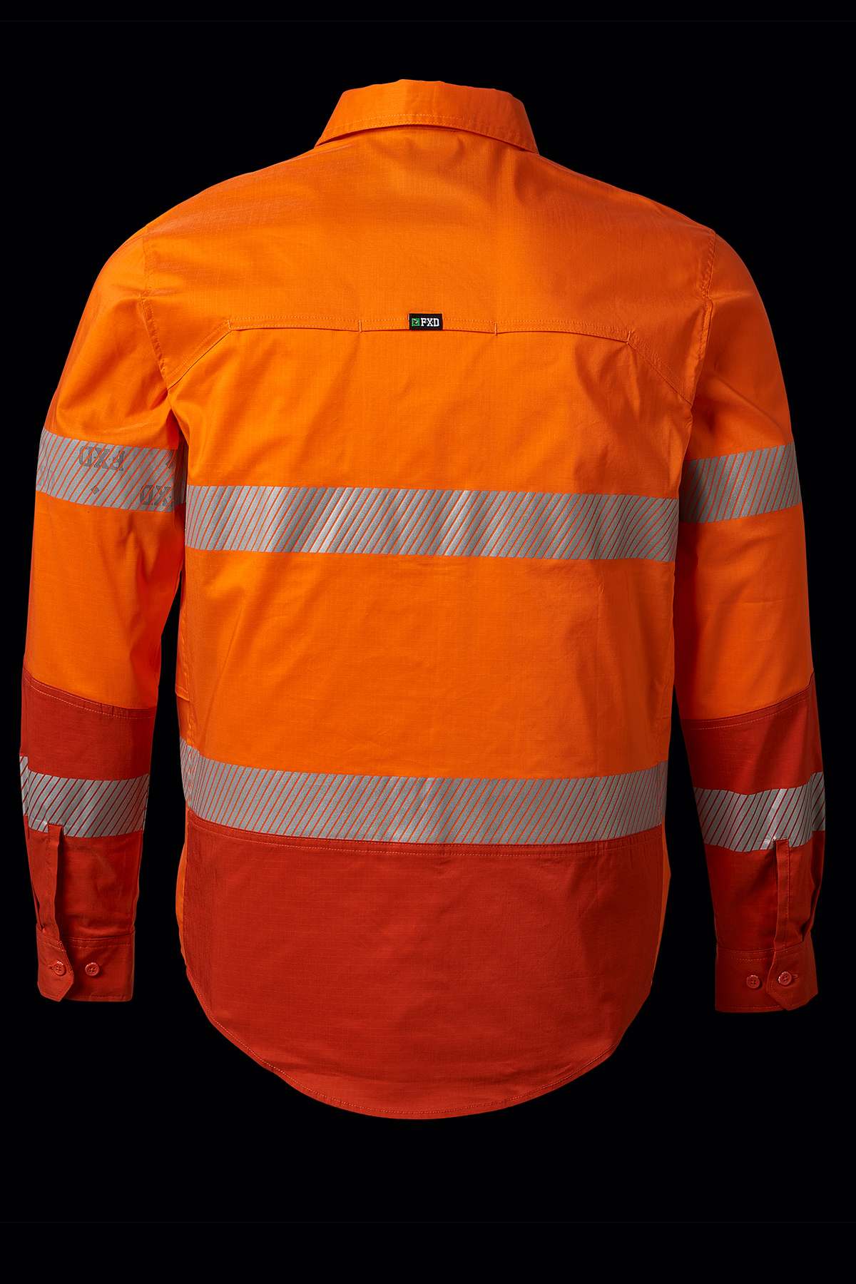 FXD LSH-2T Hi Vis Taped Stretch Long Sleeve Work Shirt - Image 3
