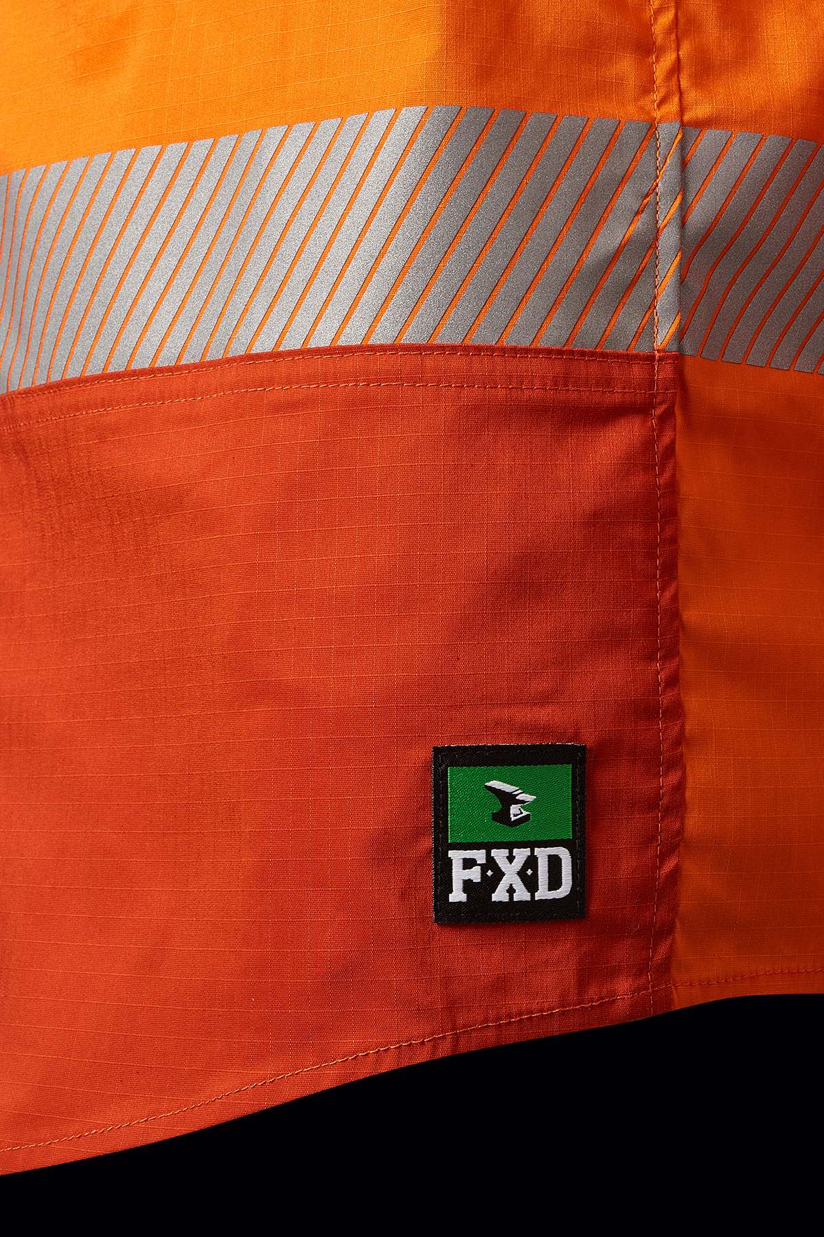 FXD LSH-2T Hi Vis Taped Stretch Long Sleeve Work Shirt - Image 5