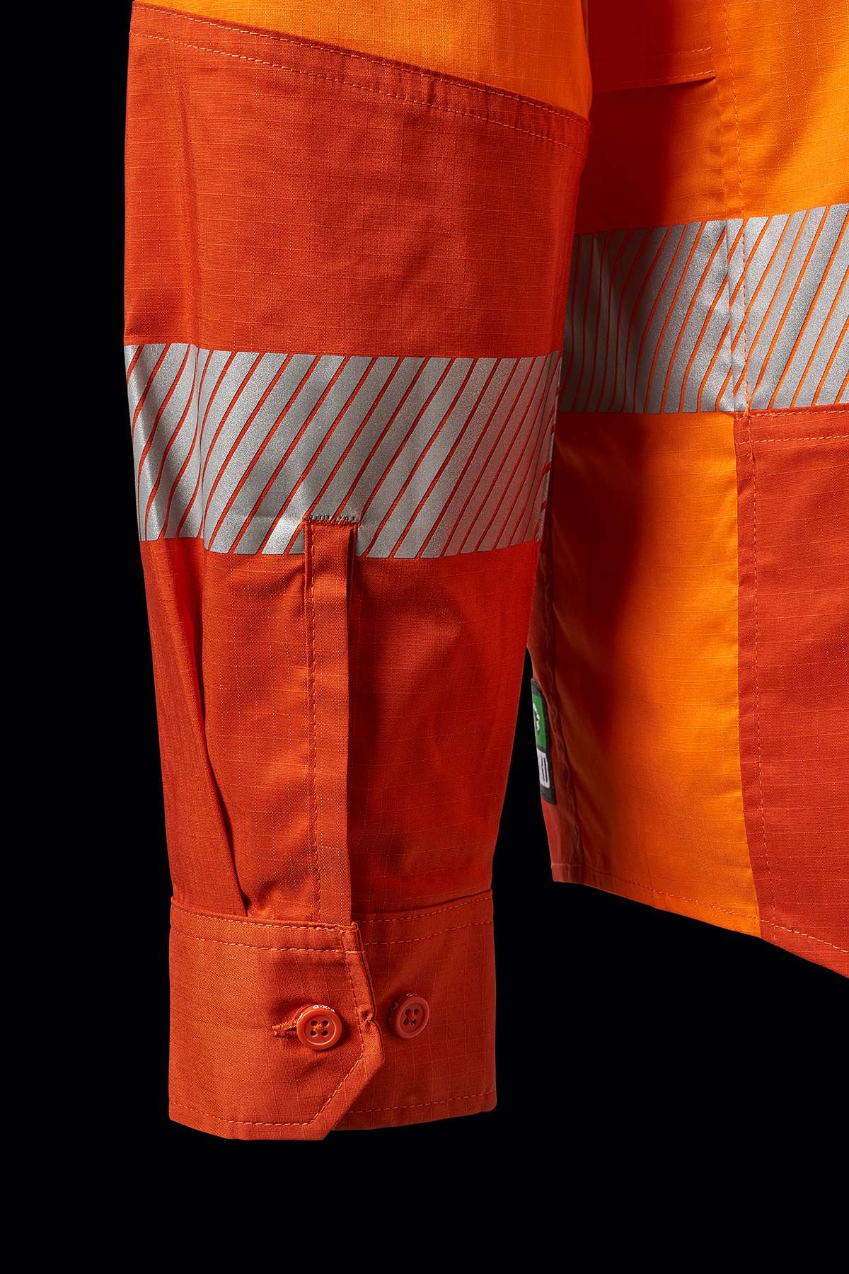 FXD LSH-2T Hi Vis Taped Stretch Long Sleeve Work Shirt - Image 6