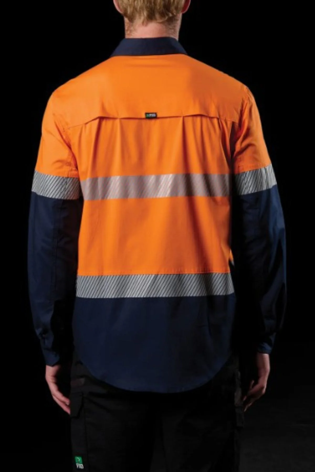 FXD LSH-4T Taped Hi Vis Vented Stretch Work Shirt - Image 2