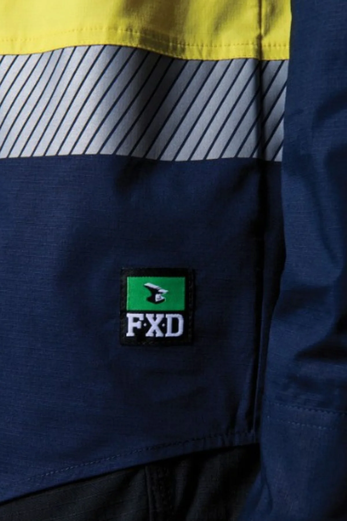 FXD LSH-4T Taped Hi Vis Vented Stretch Work Shirt - Image 5