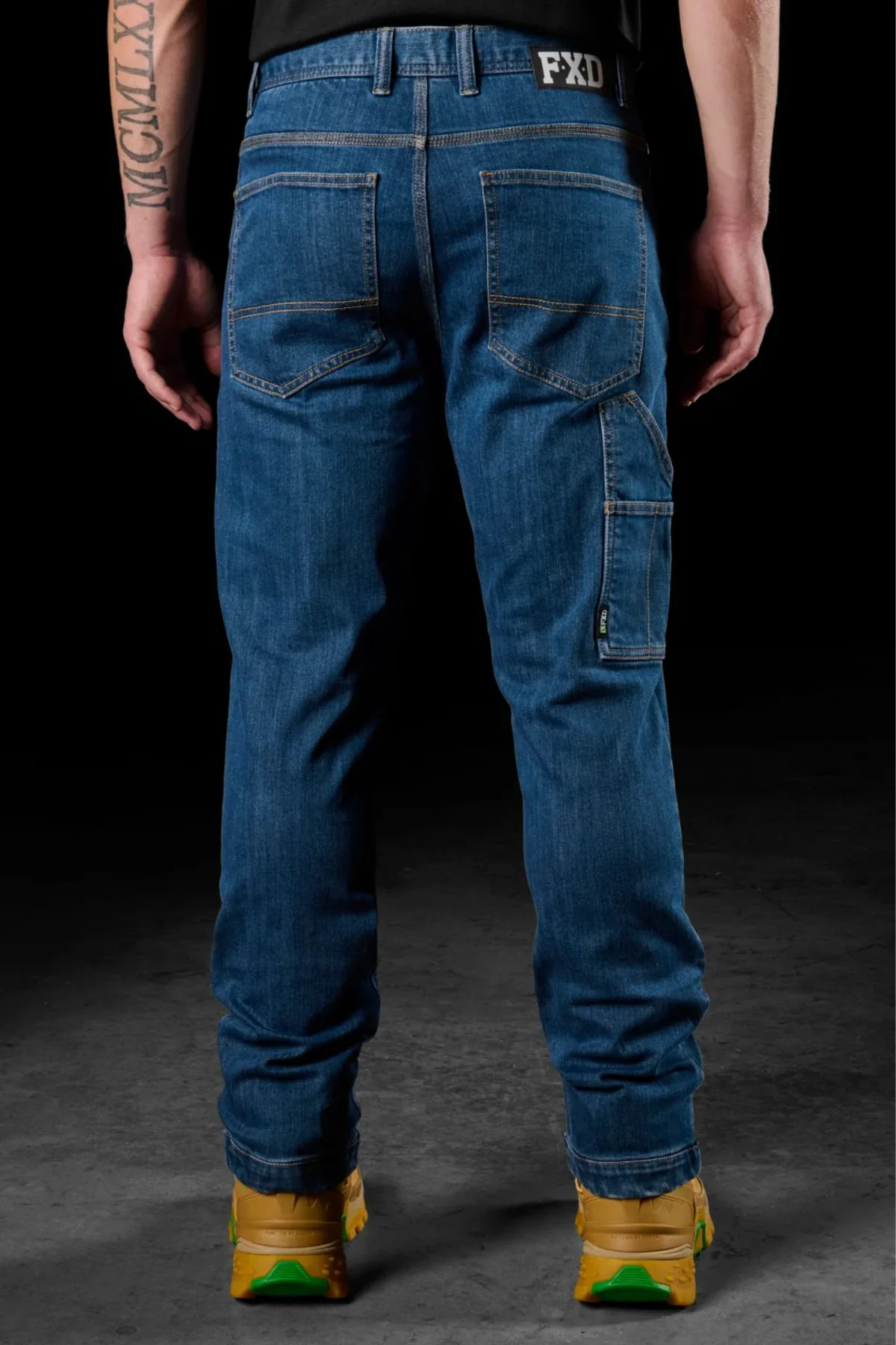 FXD WD-4 Straight Fit Stretch Denim Work Jeans - Image 2