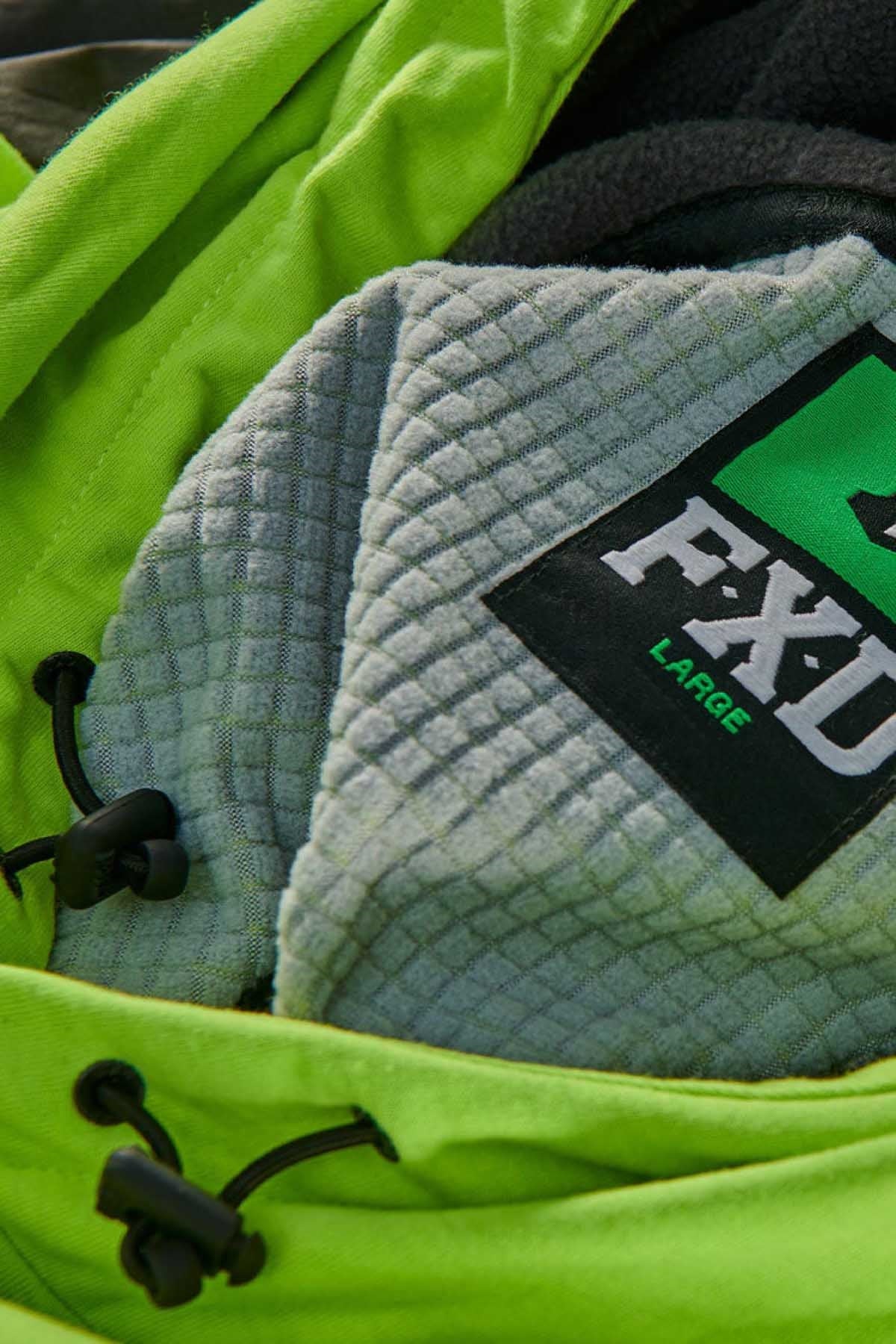 FXD WF-1 Hi Vis Bonded Membrane Fleece Hoodie - Image 3