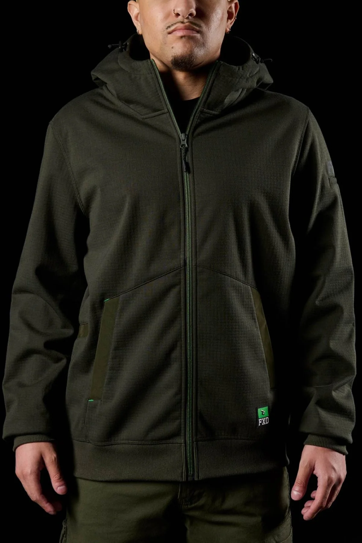 FXD WF-3 Bonded 3-Layer Membrane Fleece Zip Hoodie