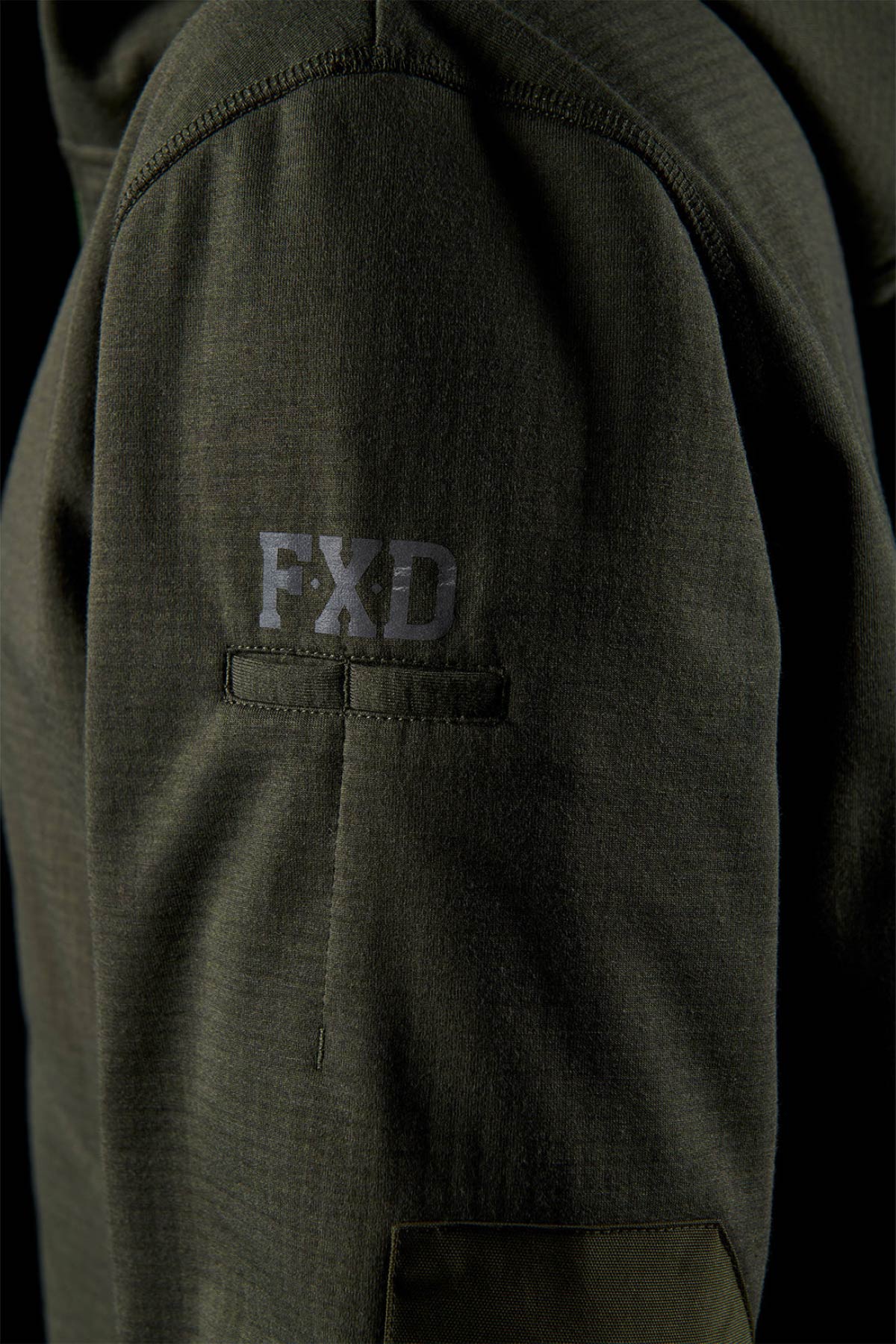 FXD WF-3 Bonded 3-Layer Membrane Fleece Zip Hoodie - Image 4