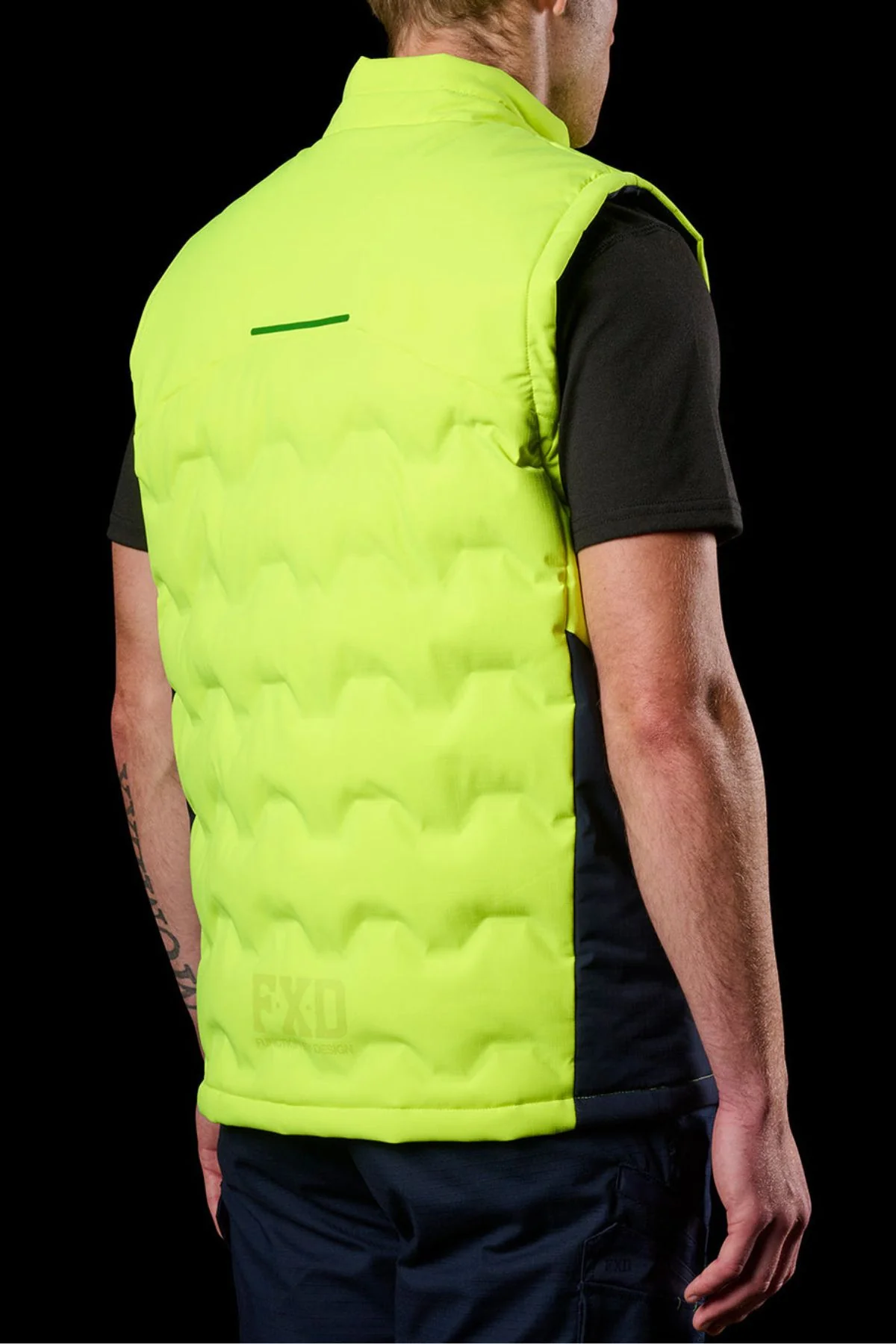 FXD WO-6 Hi Vis Insulated Puffer Vest - Image 4