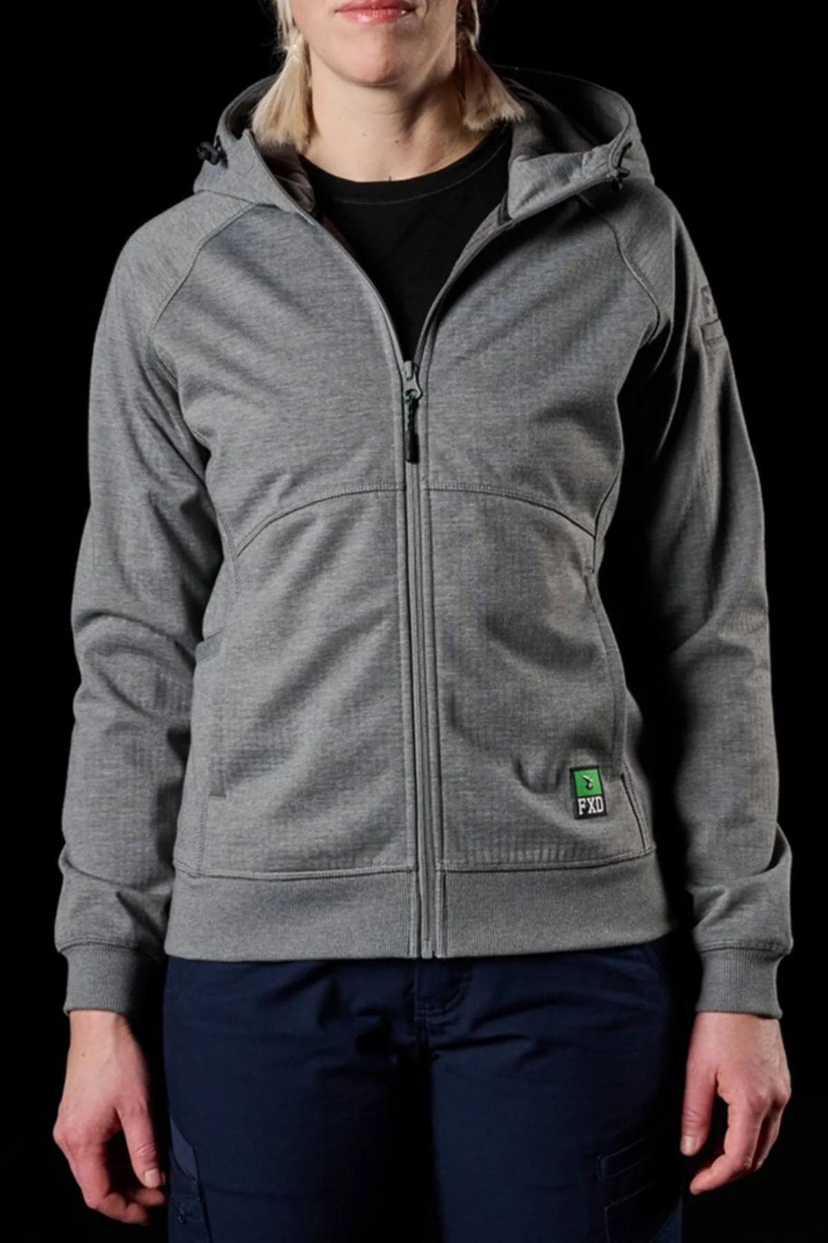 FXD WF-3W Womens Bonded 3-Layer Membrane Fleece Zip Hoodie