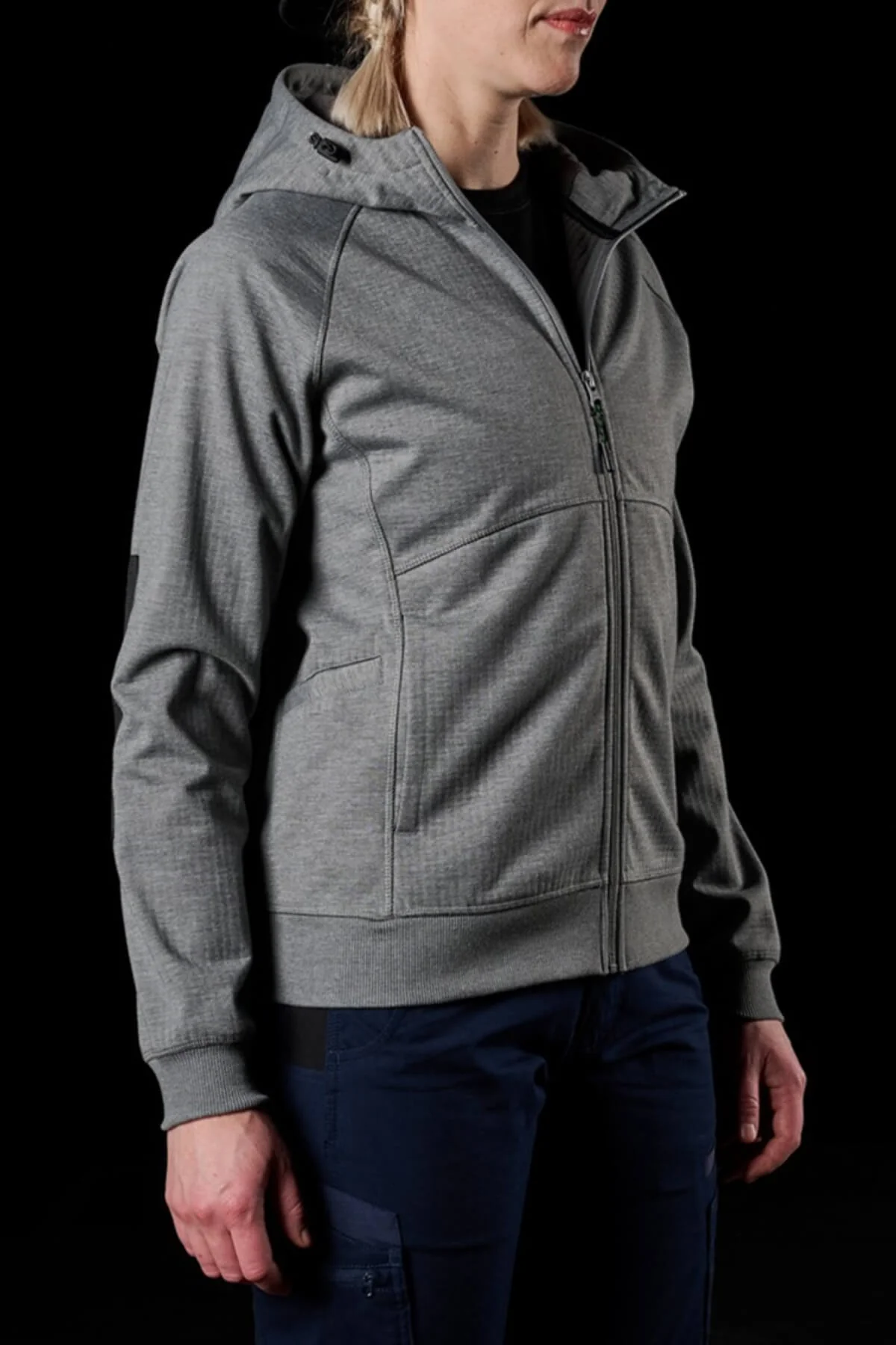 FXD WF-3W Womens Bonded 3-Layer Membrane Fleece Zip Hoodie - Image 4