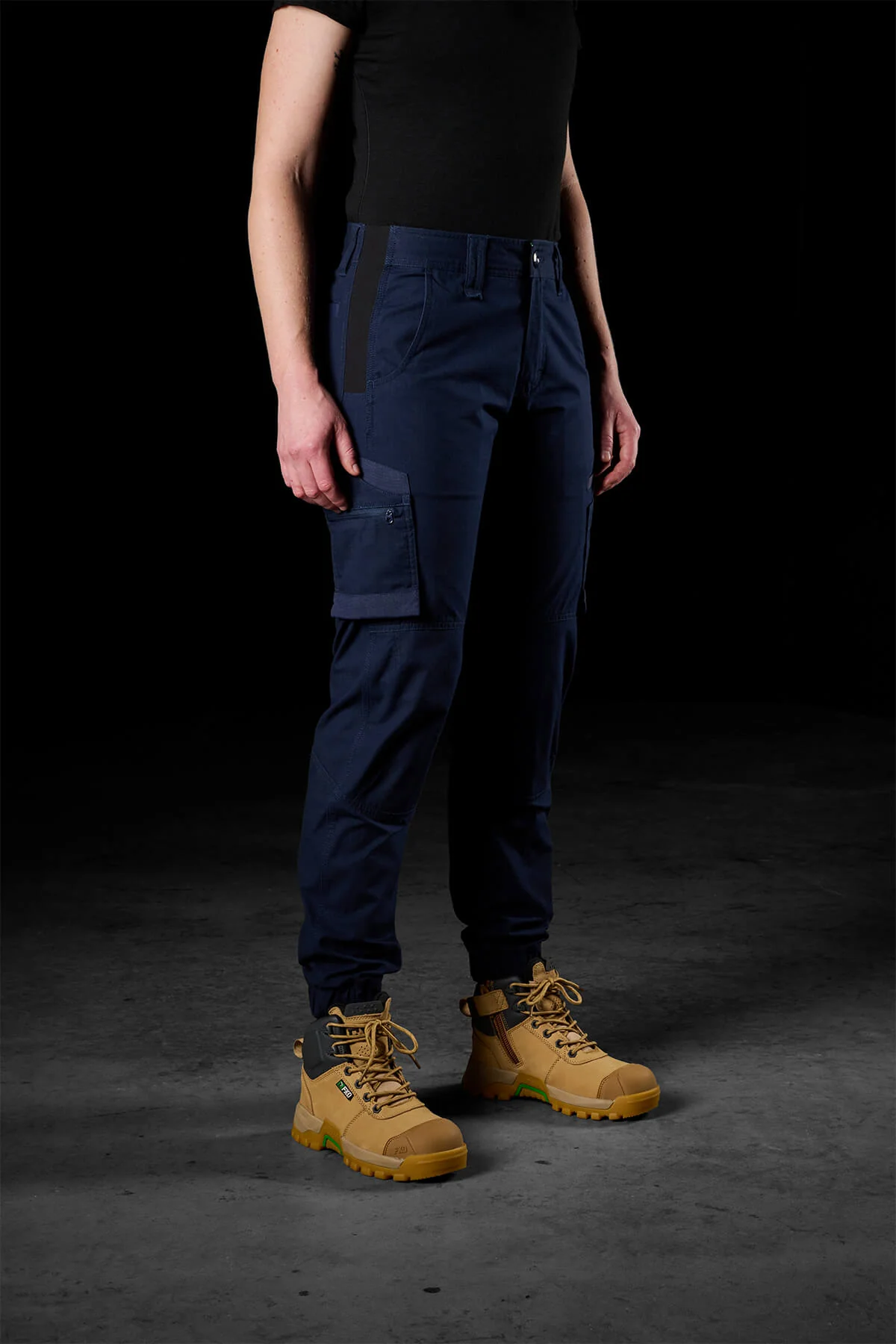 FXD WP-8W Womens Cuffed Stretch Ripstop Work Pants - Image 3