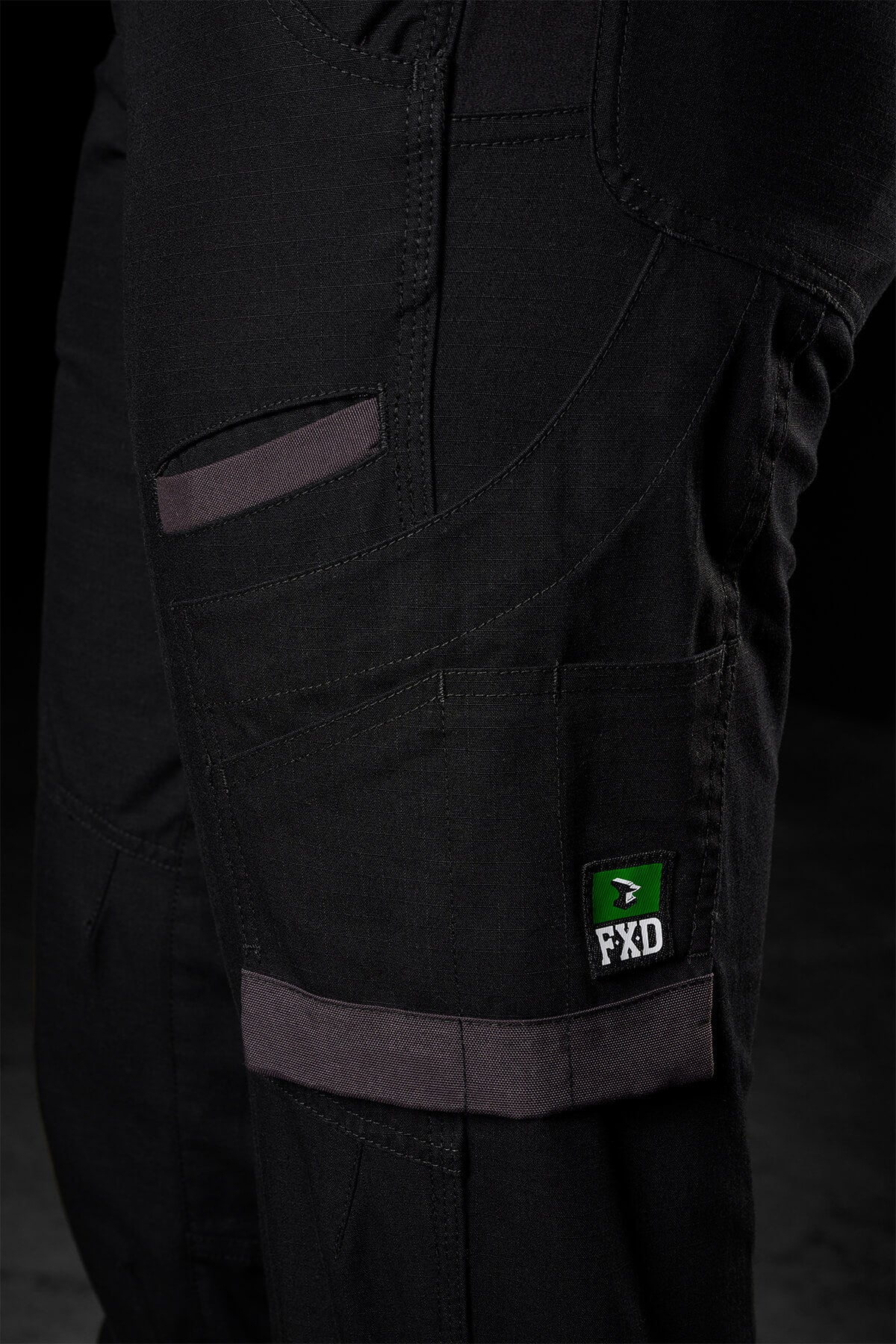 FXD WP-8W Womens Cuffed Stretch Ripstop Work Pants - Image 6