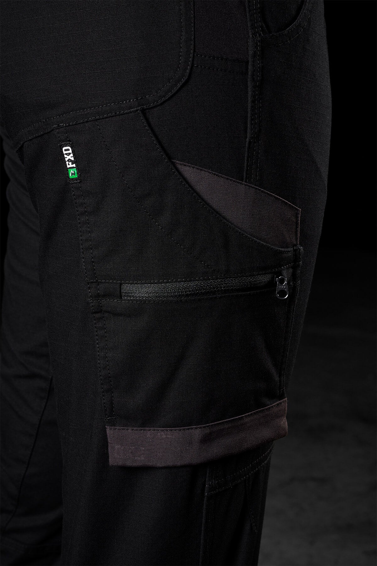 FXD WP-8W Womens Cuffed Stretch Ripstop Work Pants - Image 8