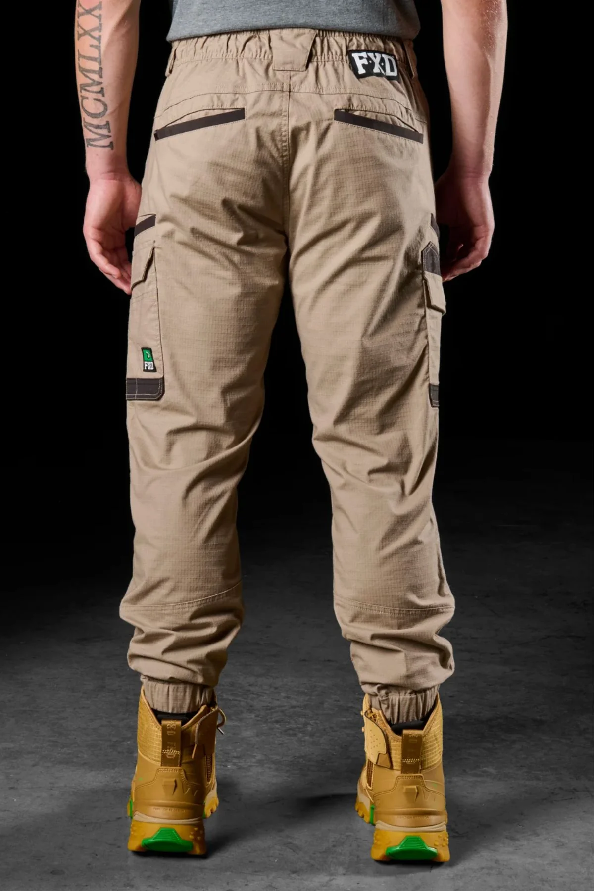 FXD WP-12C Cuffed Elastic Waist Stretch Ripstop Work Pant - Image 2