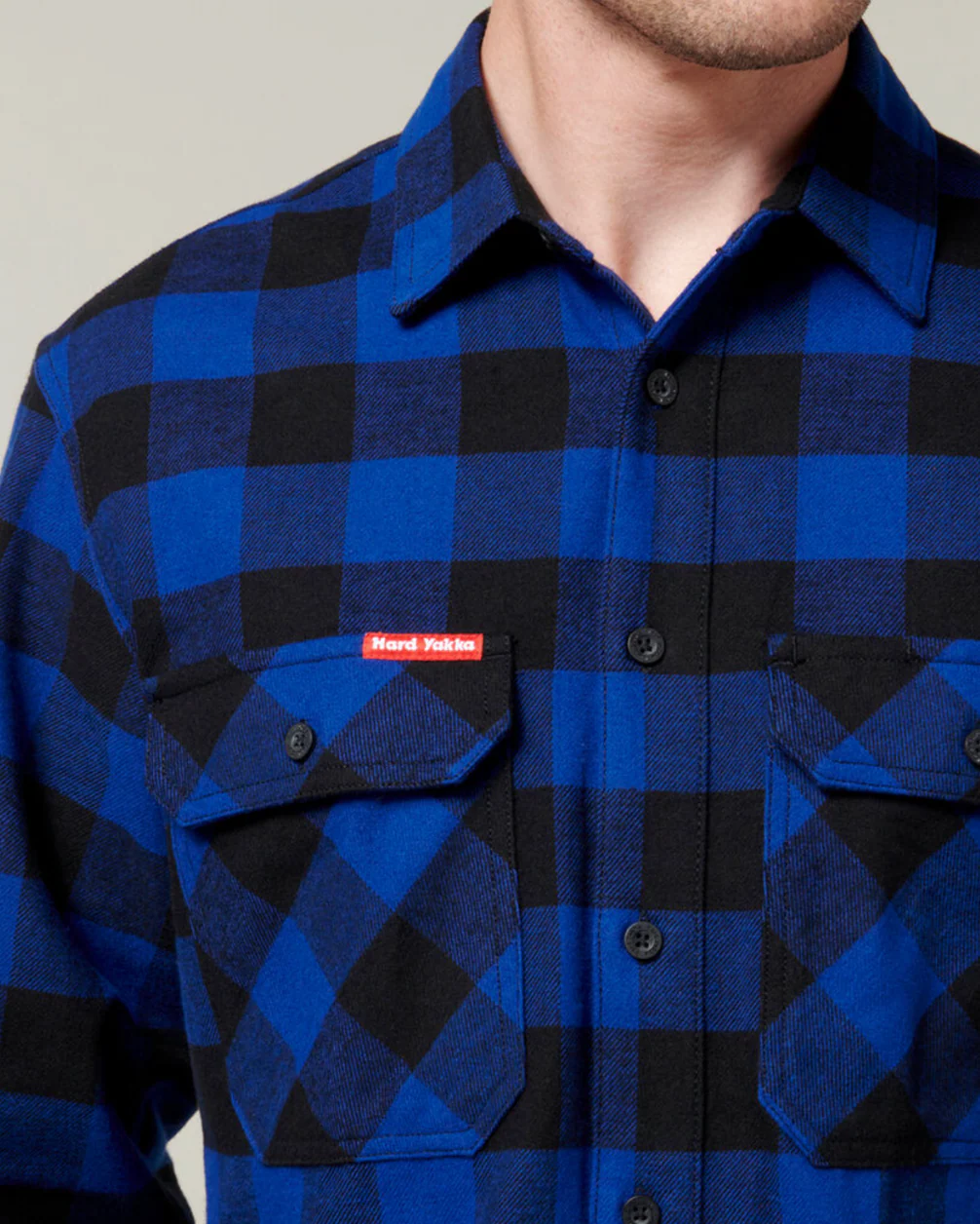 Hard Yakka Check Flannelette Shirt - Image 5