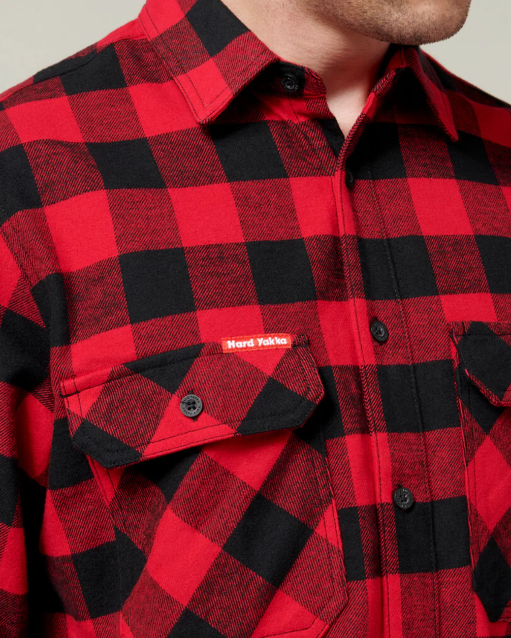 Hard Yakka Check Flannelette Shirt - Image 4