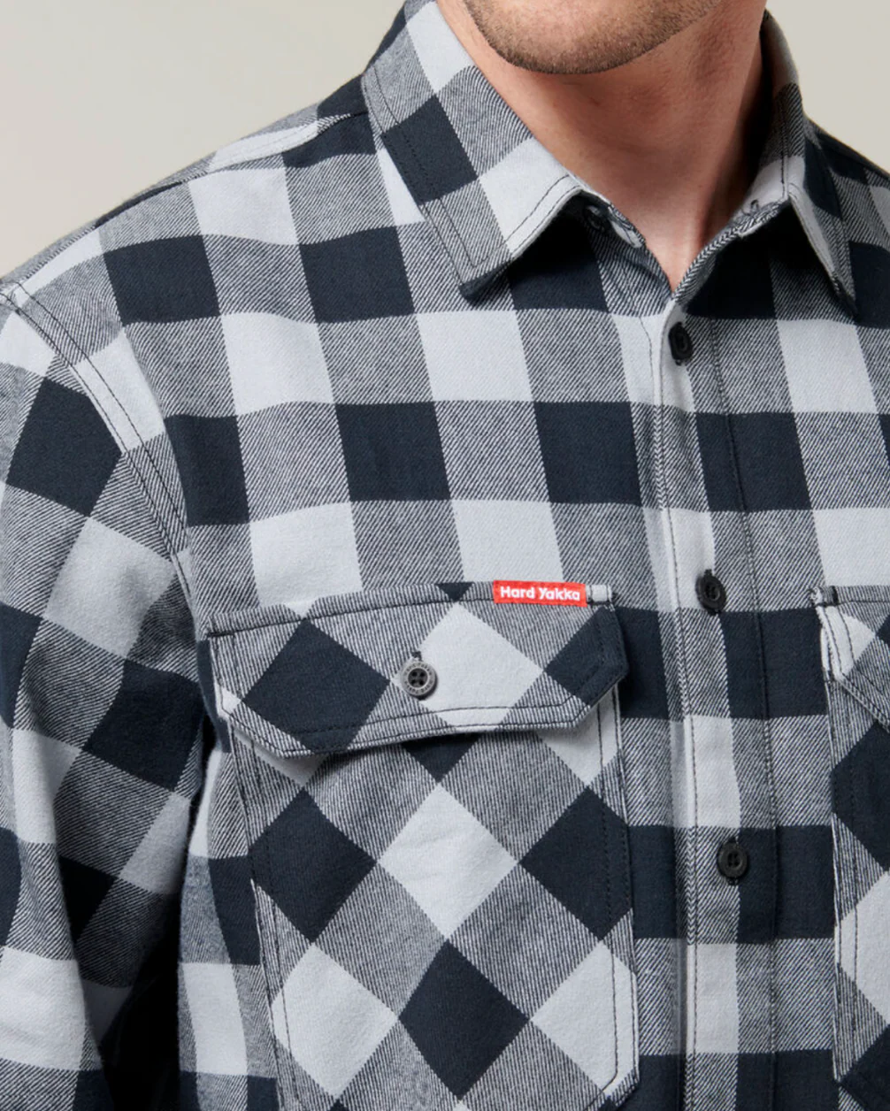Hard Yakka Check Flannelette Shirt - Image 4