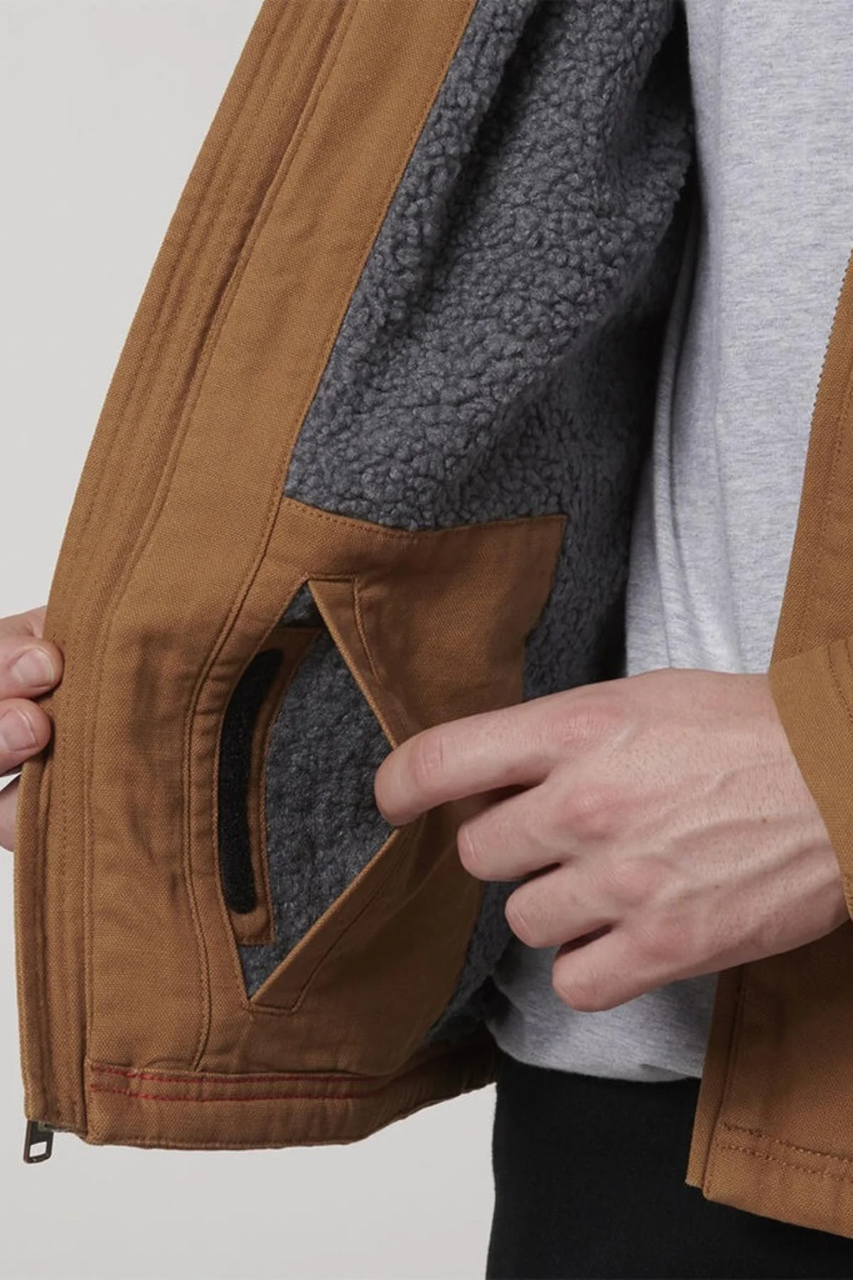 Hard Yakka Heritage Canvas Hooded Jacket - Image 3
