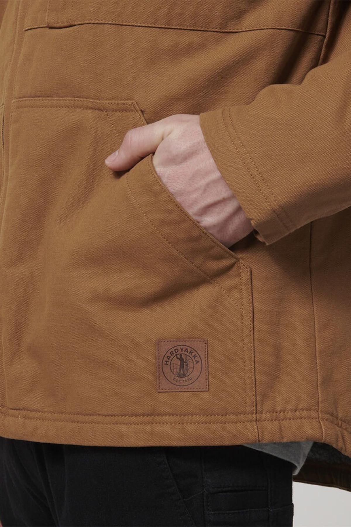 Hard Yakka Heritage Canvas Hooded Jacket - Image 5