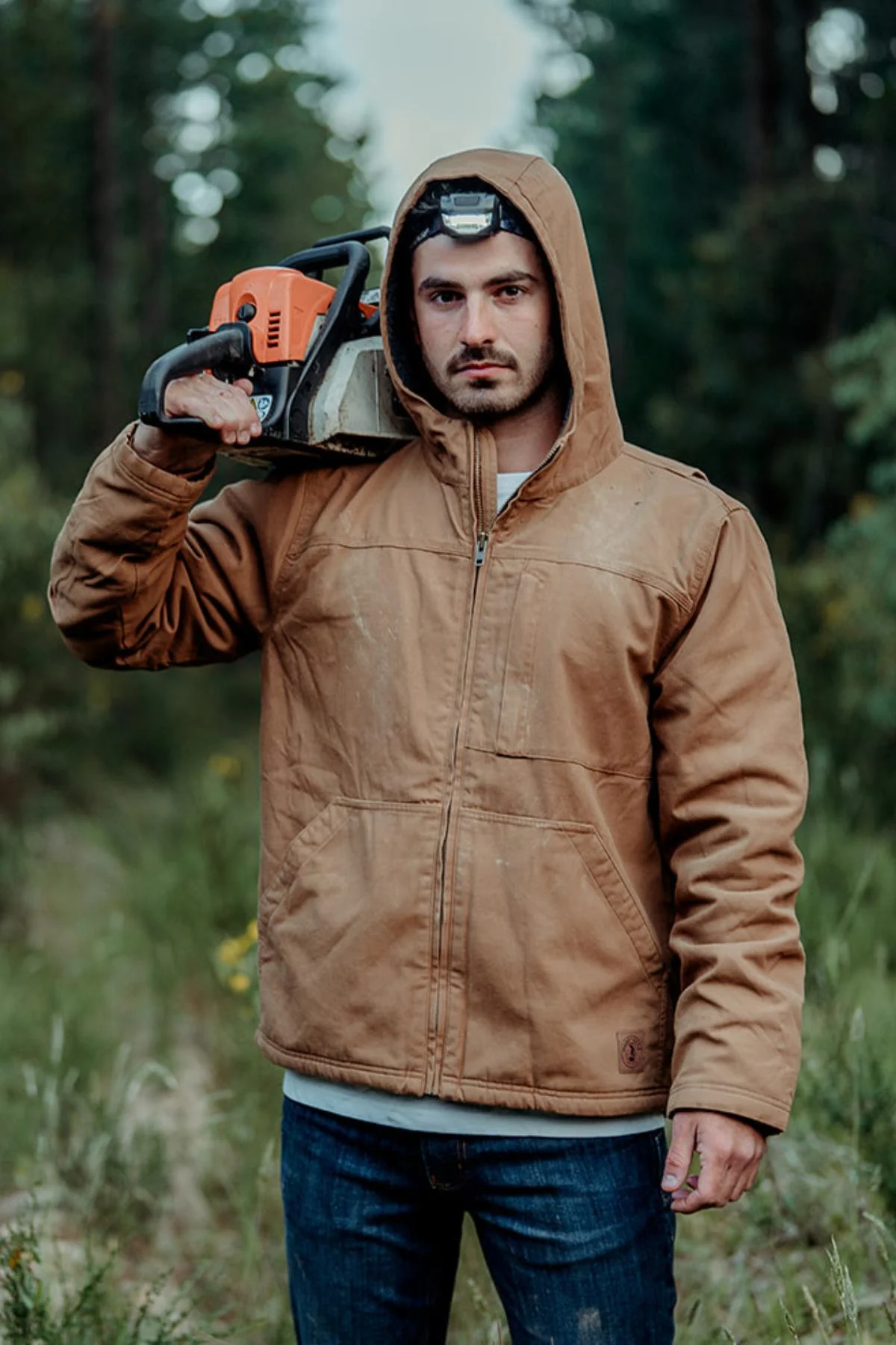 Hard Yakka Heritage Canvas Hooded Jacket - Image 6