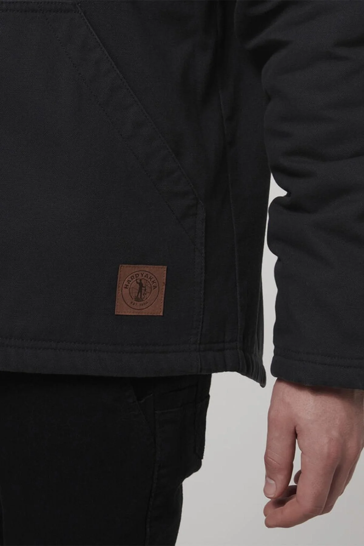 Hard Yakka Heritage Canvas Hooded Jacket - Image 4