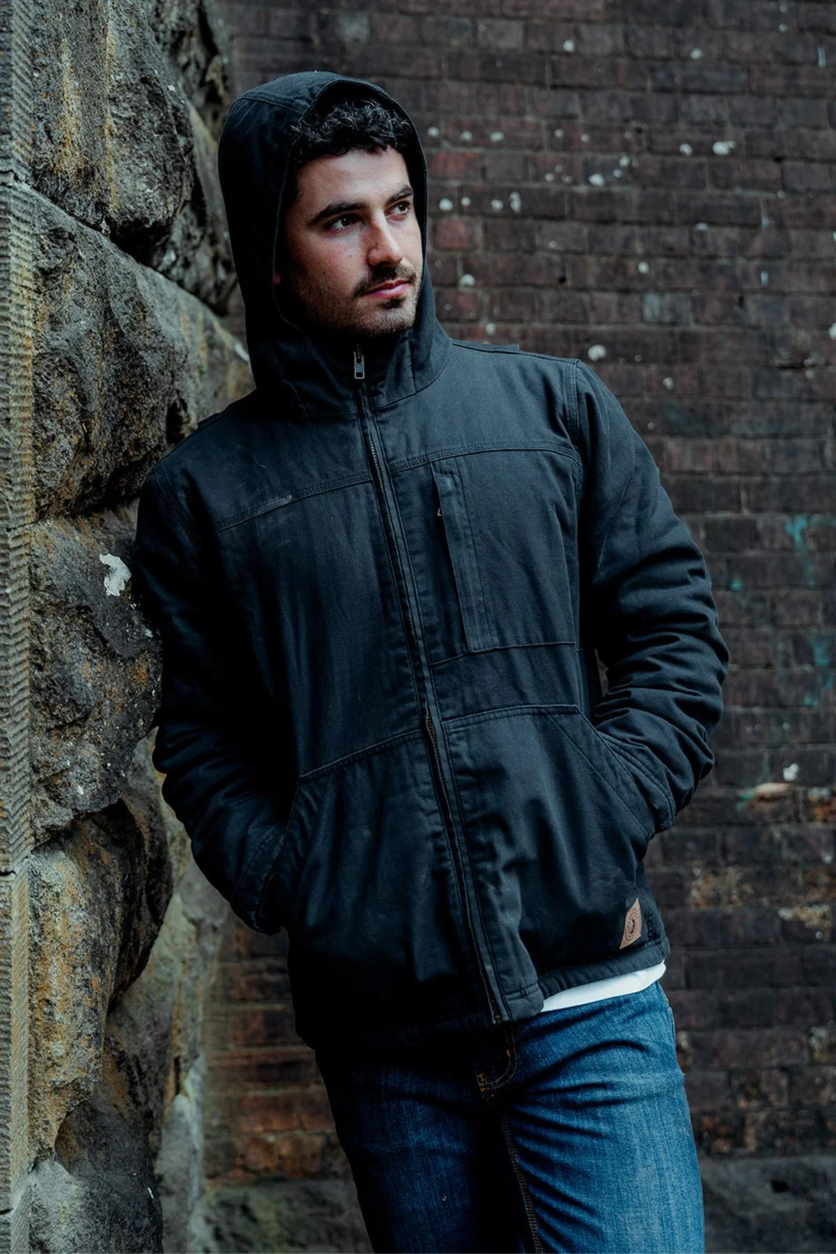 Hard Yakka Heritage Canvas Hooded Jacket - Image 5