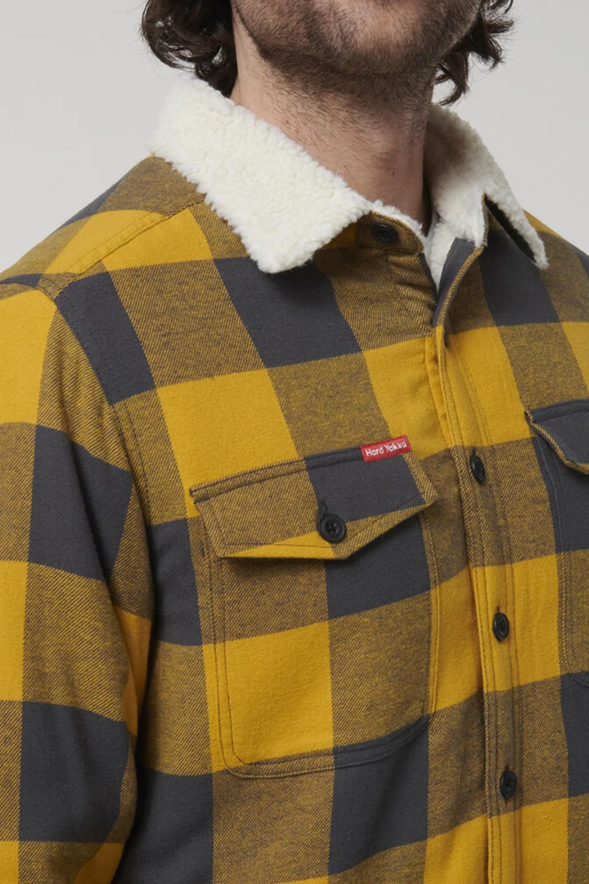 Hard Yakka Heritage Trucker Sherpa Jacket - Image 2