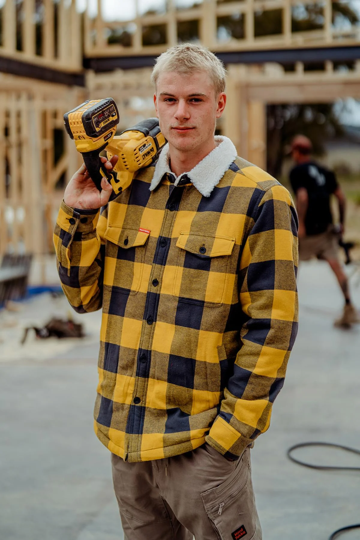 Hard Yakka Heritage Trucker Sherpa Jacket - Image 6