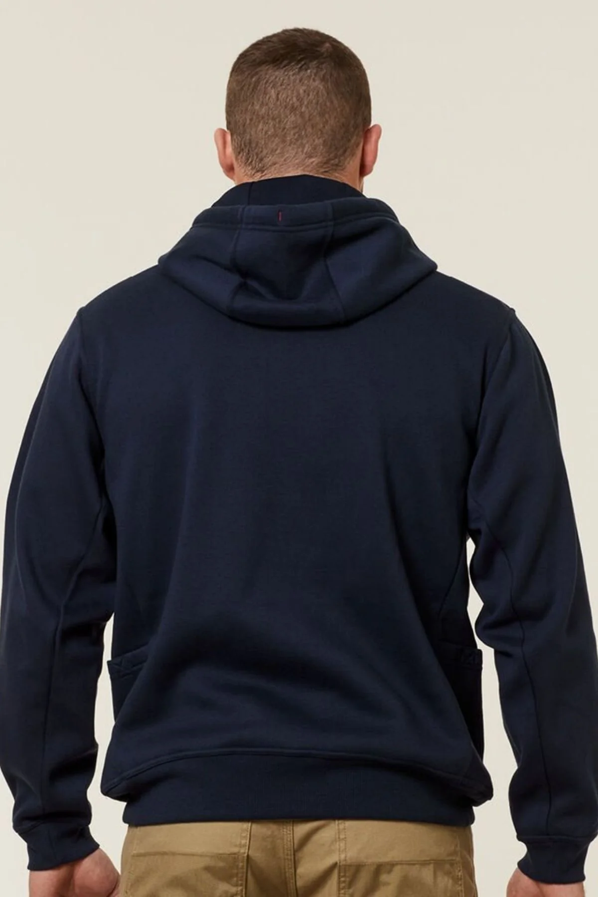 Hard Yakka Plain Fleece Hoodie - Image 3