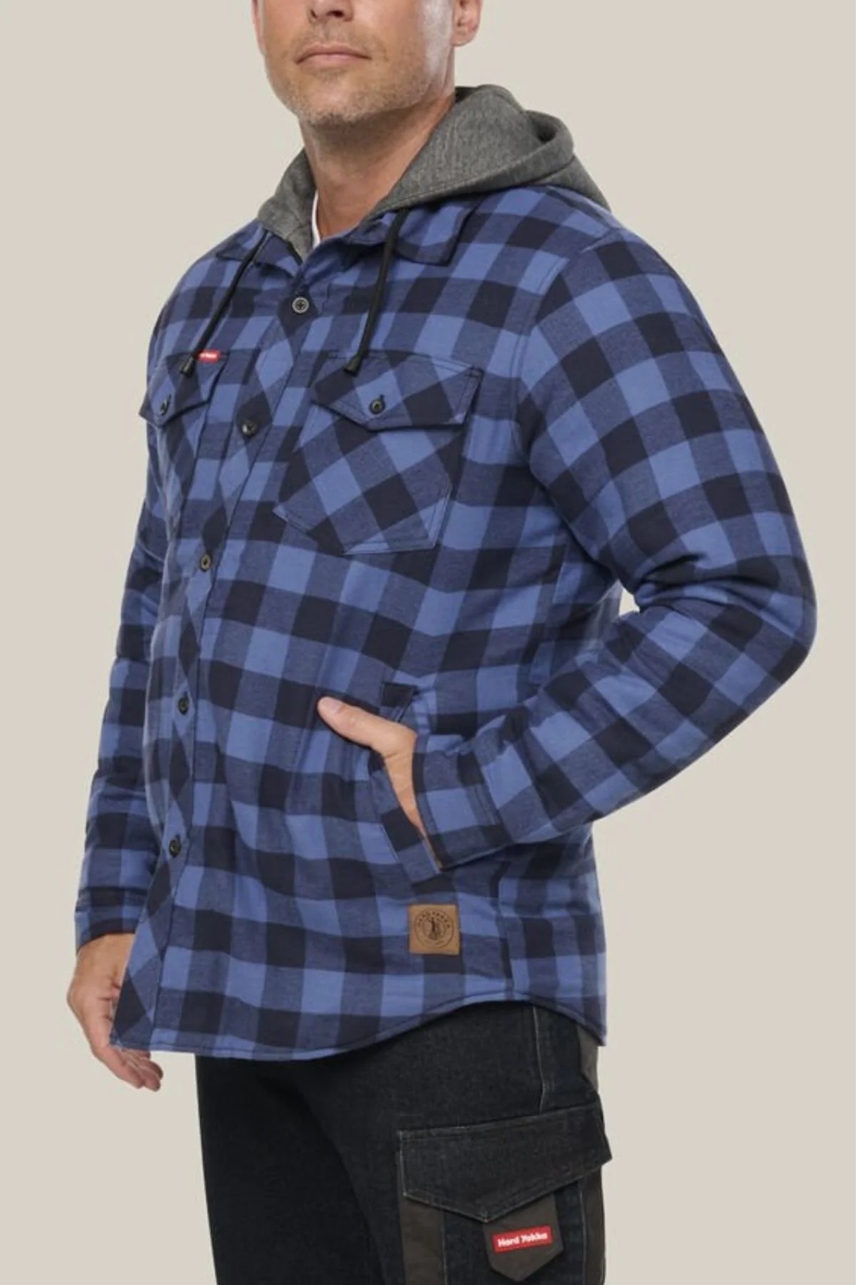 Hard Yakka Quilted Flannelette Shacket - Image 3