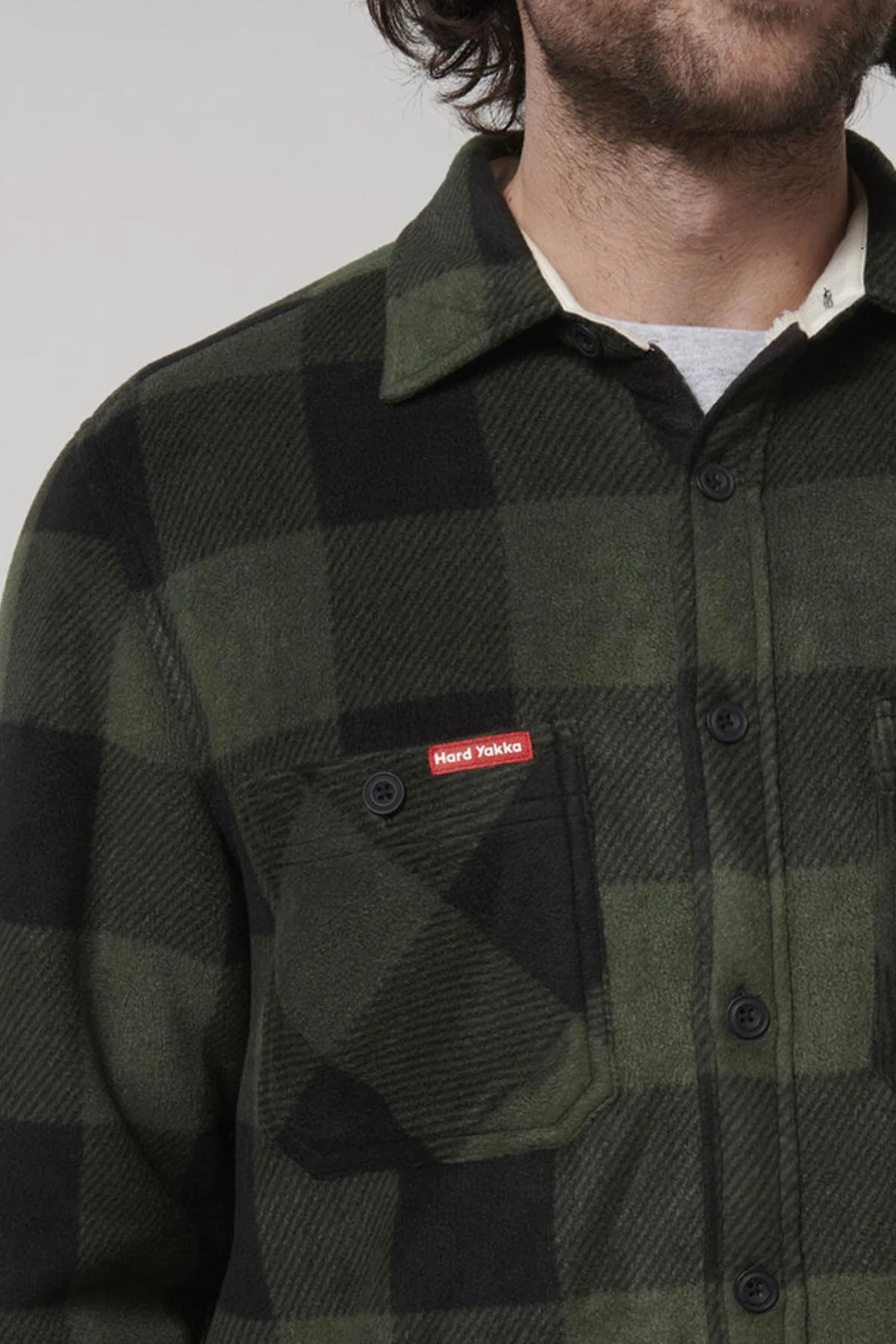 Hard Yakka Sherpa Bonded Fleece Jacket - Image 2