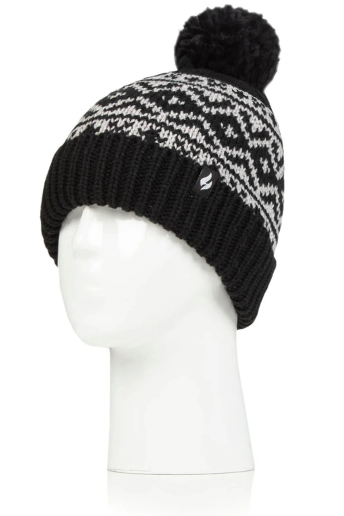 Heat Holders Aspen Pom Pom Turn Over Ladies Thermal Beanie