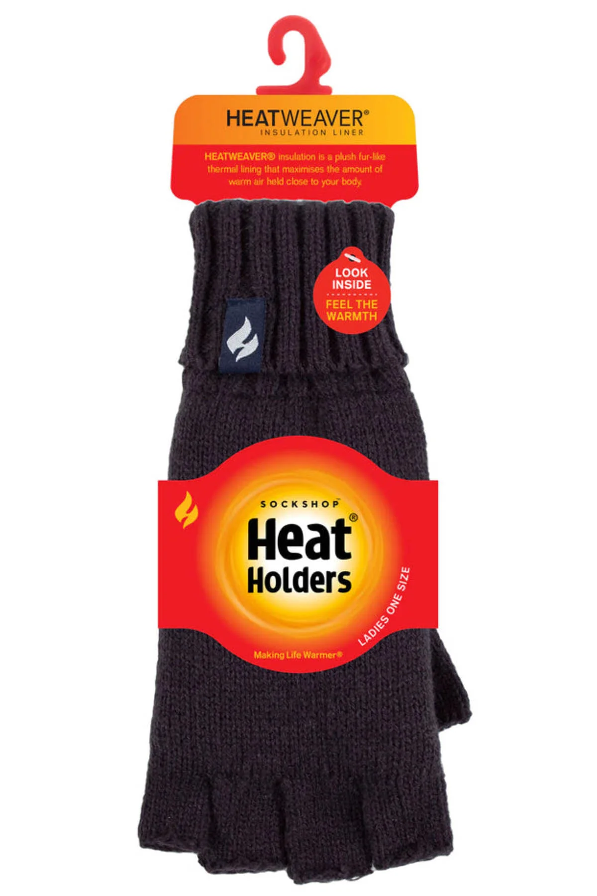Heat Holders Ladies Fingerless Thermal Gloves