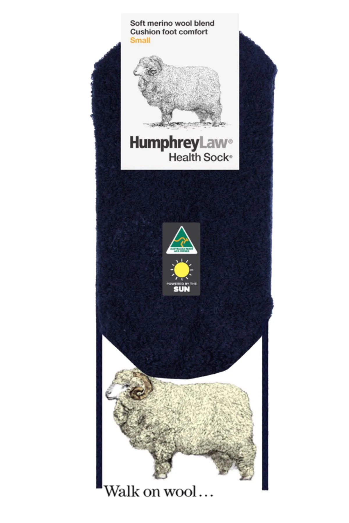 Humphrey Law Fine Wool Blend Cushion Sole
