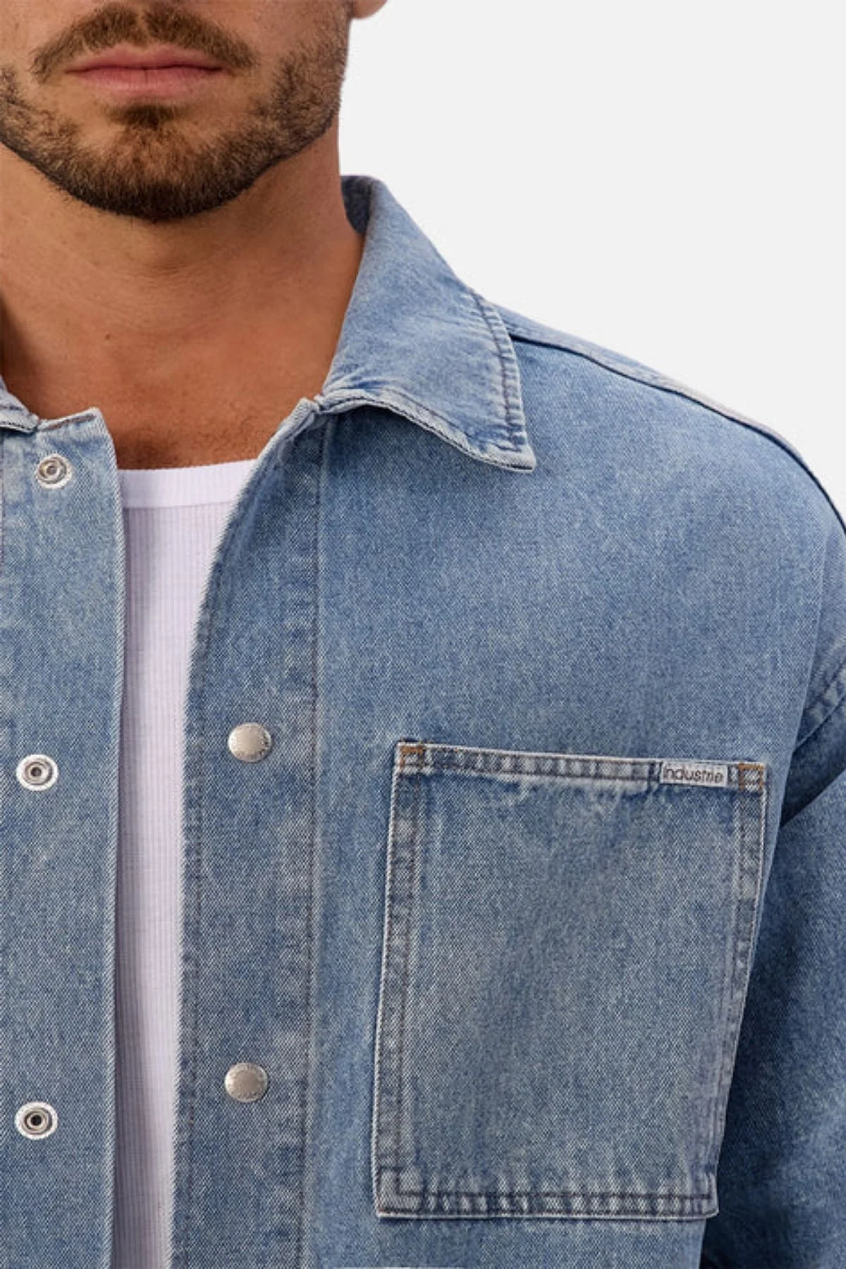 Industrie The Denim Overshirt - Image 4