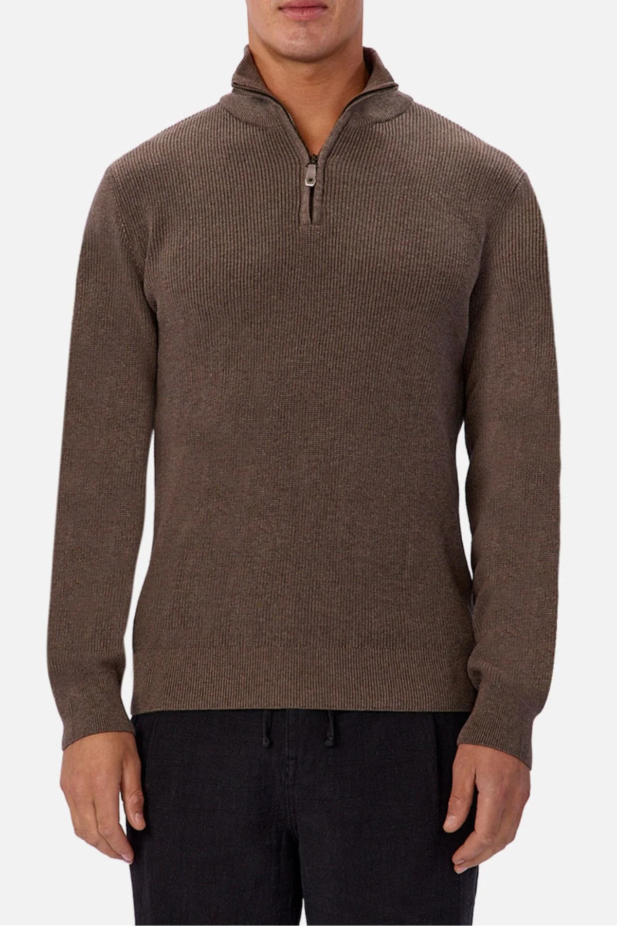 Industrie The New England Zip Neck Knit
